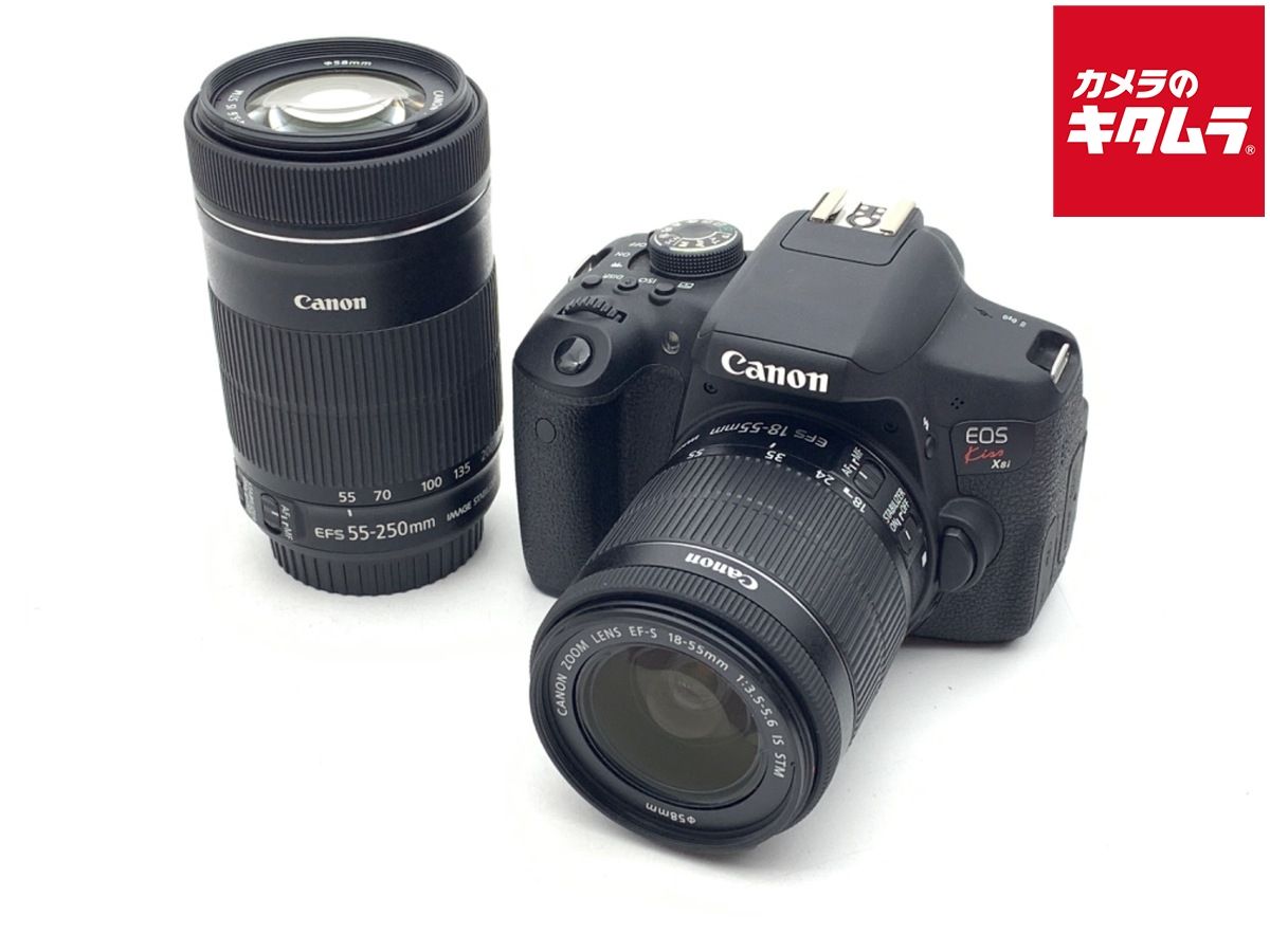 並品 キヤノン EOS Kiss X 8 i ダブルズームキット