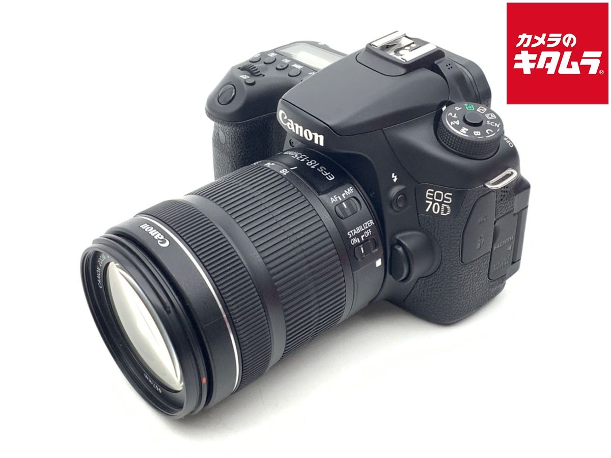 並品 キヤノン EOS 70D EF-S18-135 IS STM レンズキット