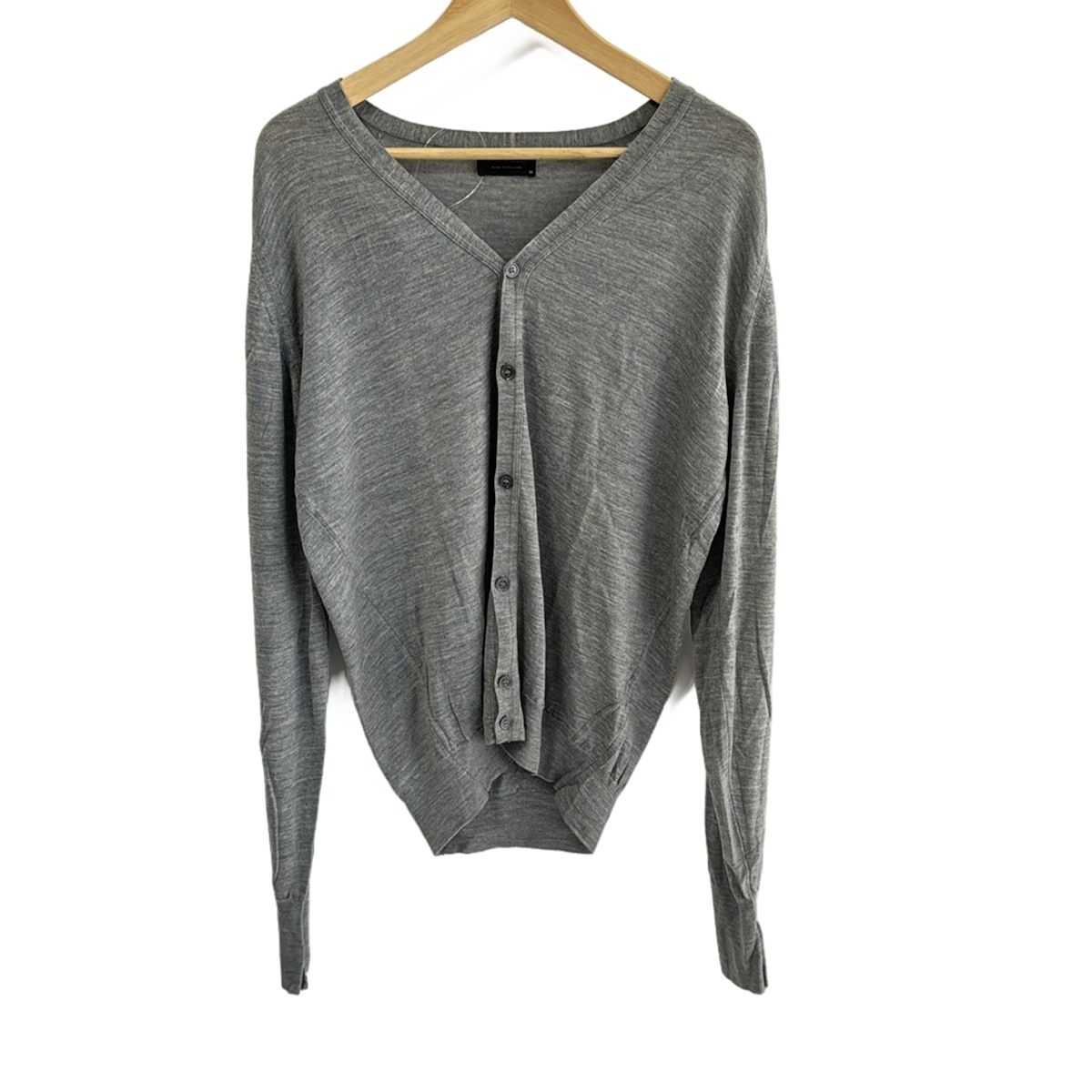 JOHN SMEDLEY ジョンスメドレー カーディガン サイズM レディース - グレー 長袖