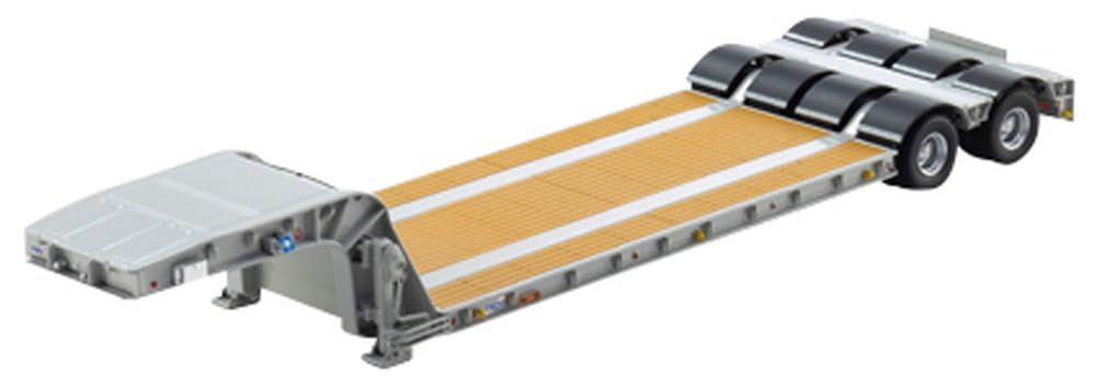 京商オリジナル 1 43 日本トレクス 重機運搬用セミトレーラ グレー 完成品
