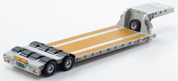 京商オリジナル 1 43 日本トレクス 重機運搬用セミトレーラ グレー 完成品