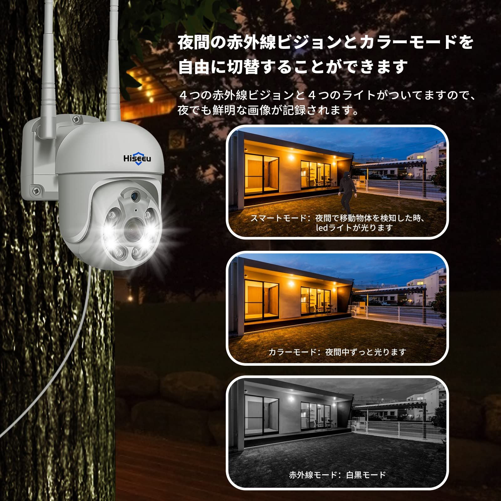 500万画素 屋内屋外通用