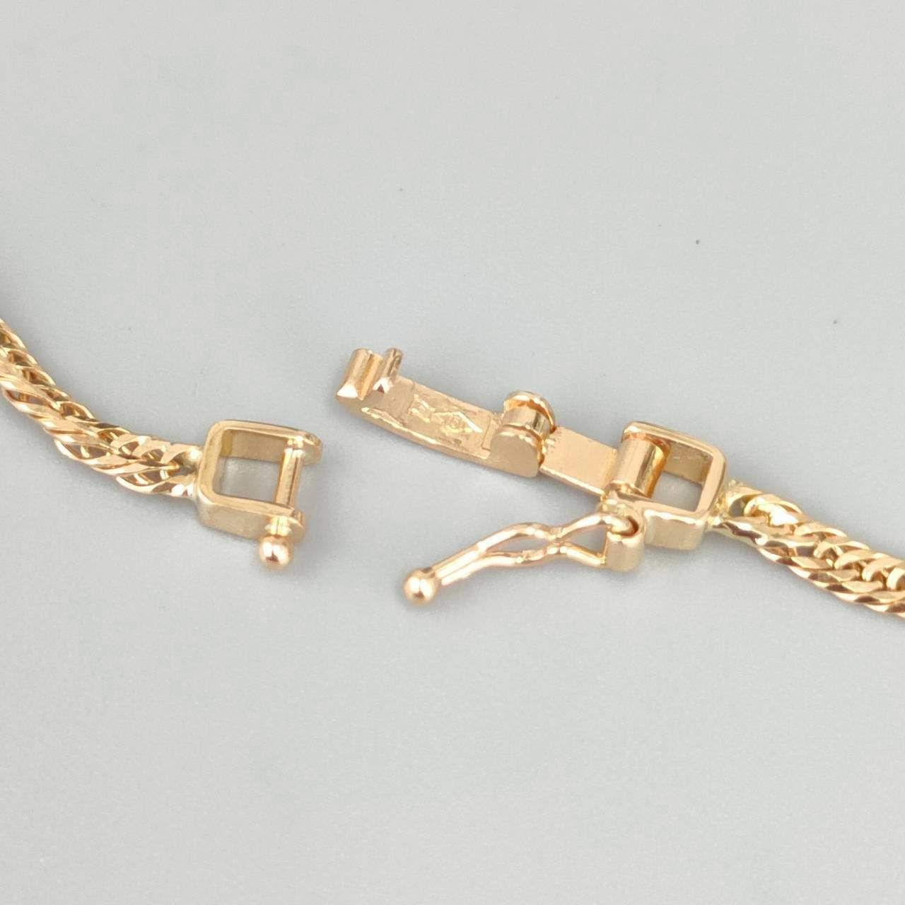 18金 K18 男女兼用 造幣局 8面トリプル Winカット 喜平ネックレス 6.92