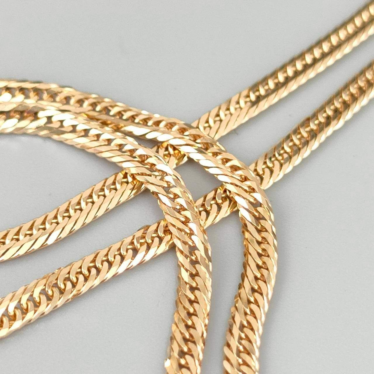 18金 K18 男女兼用 造幣局 8面トリプル Winカット 喜平ネックレス 6.92