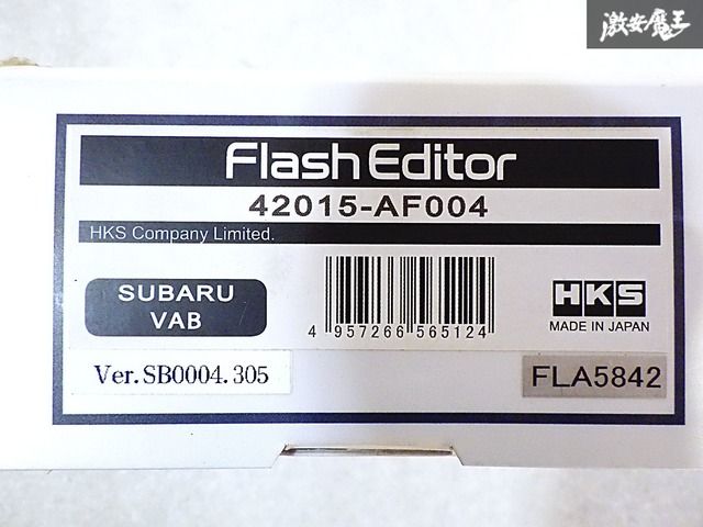 ☆初期化済み!!☆ HKS VAB WRX STI FLASH EDITOR フラッシュエディター