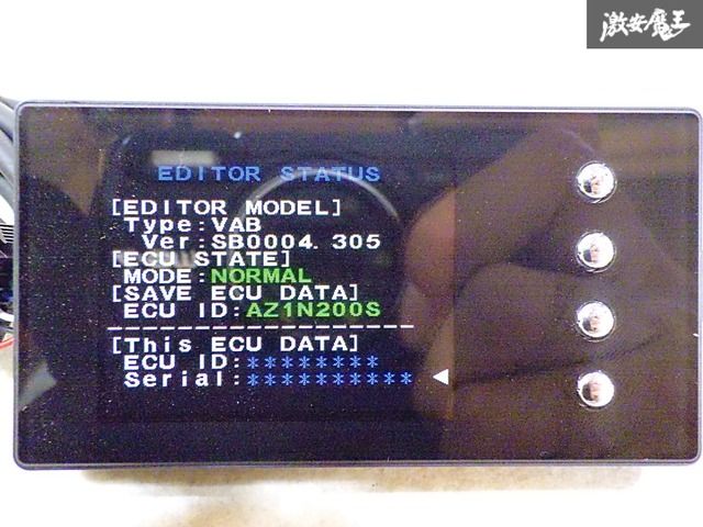 ☆初期化済み!!☆ HKS VAB WRX STI FLASH EDITOR フラッシュエディター