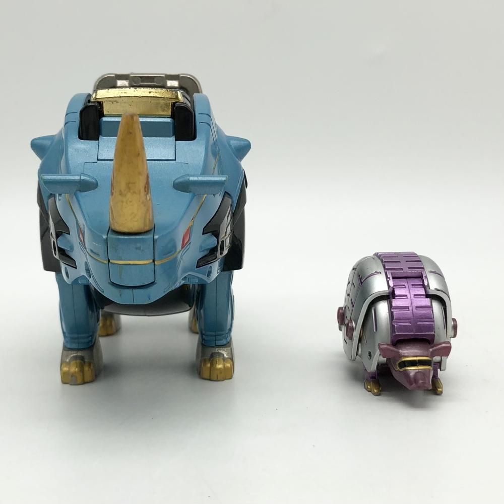 現状渡 バンダイ 百獣戦隊ガオレンジャー パワーアニマルシリーズ5 ガオライノス ガオマジロ 17