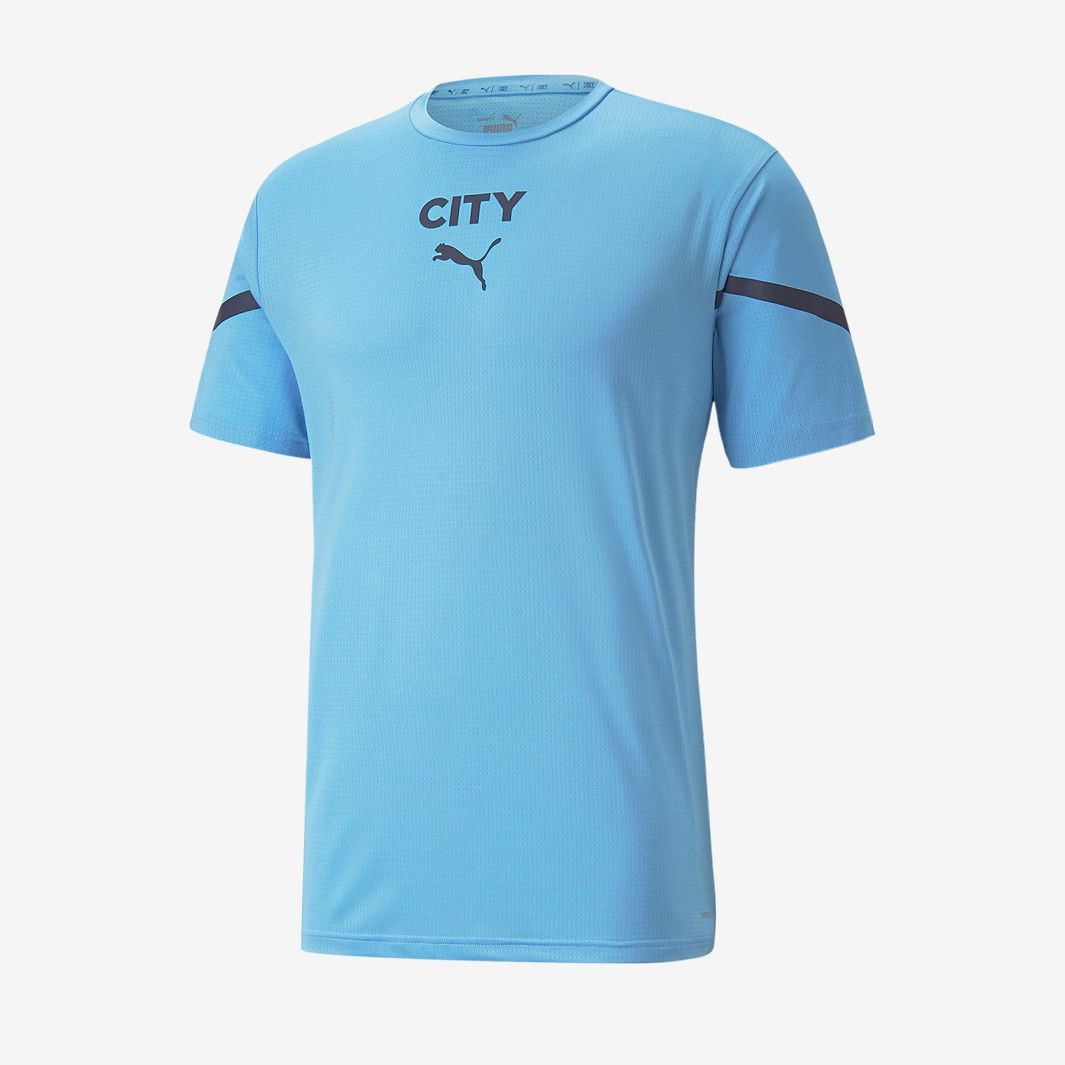 プーマ マンチェスター シティ 2021 2025 プレマッチ シャツ サッカー 青 ブルー 紺 ネイビー 公式モデル 日本未発売