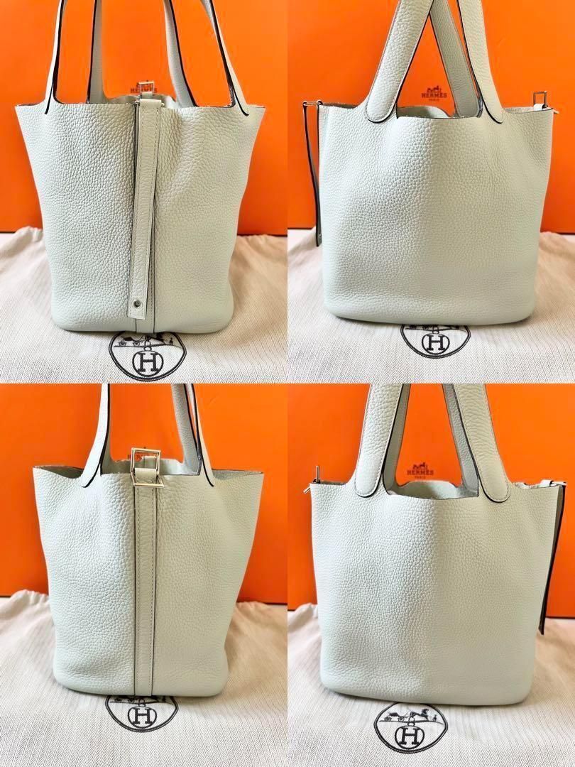 付属品完備☆エルメス Hermes ピコタンロック MM グリネヴェ B刻印
