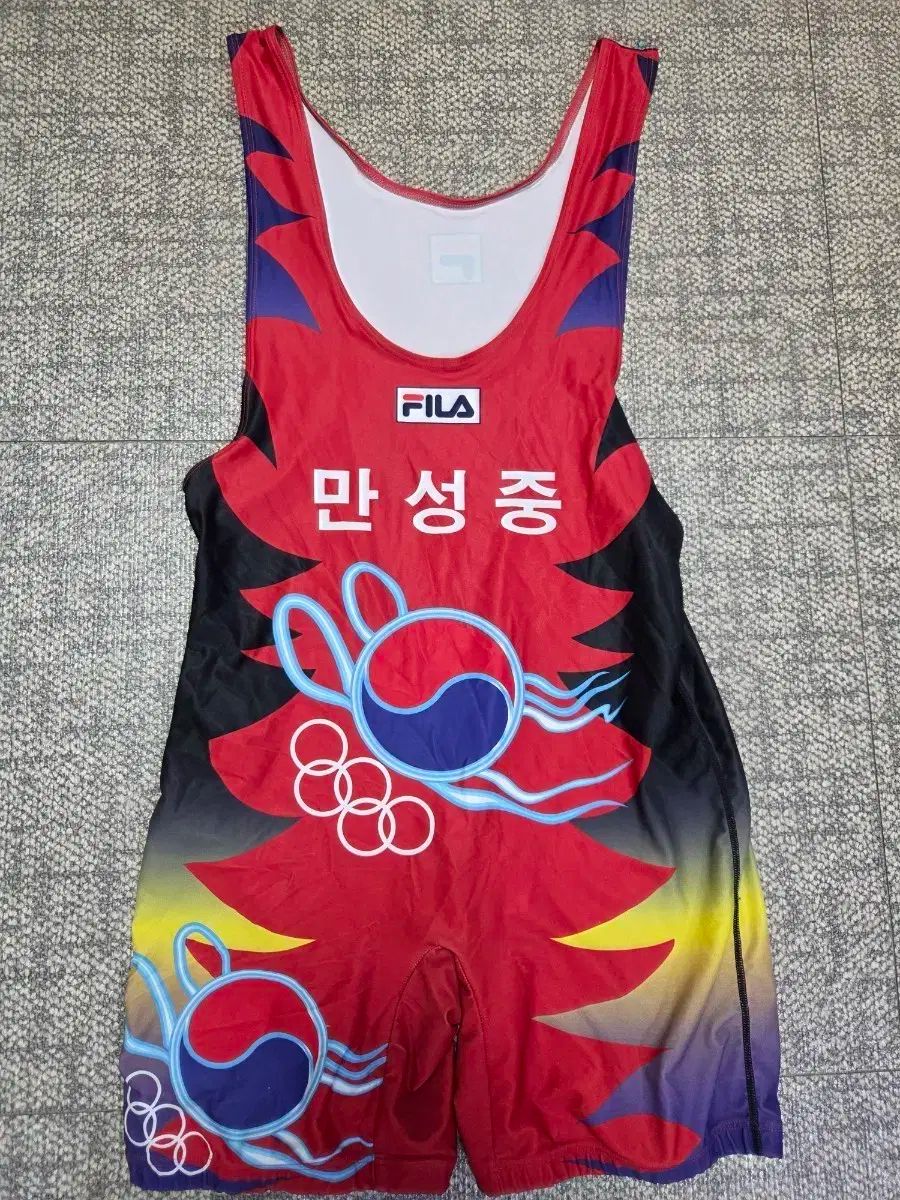 FILA 慢性中レスリング試合服 レスリング服 L XL