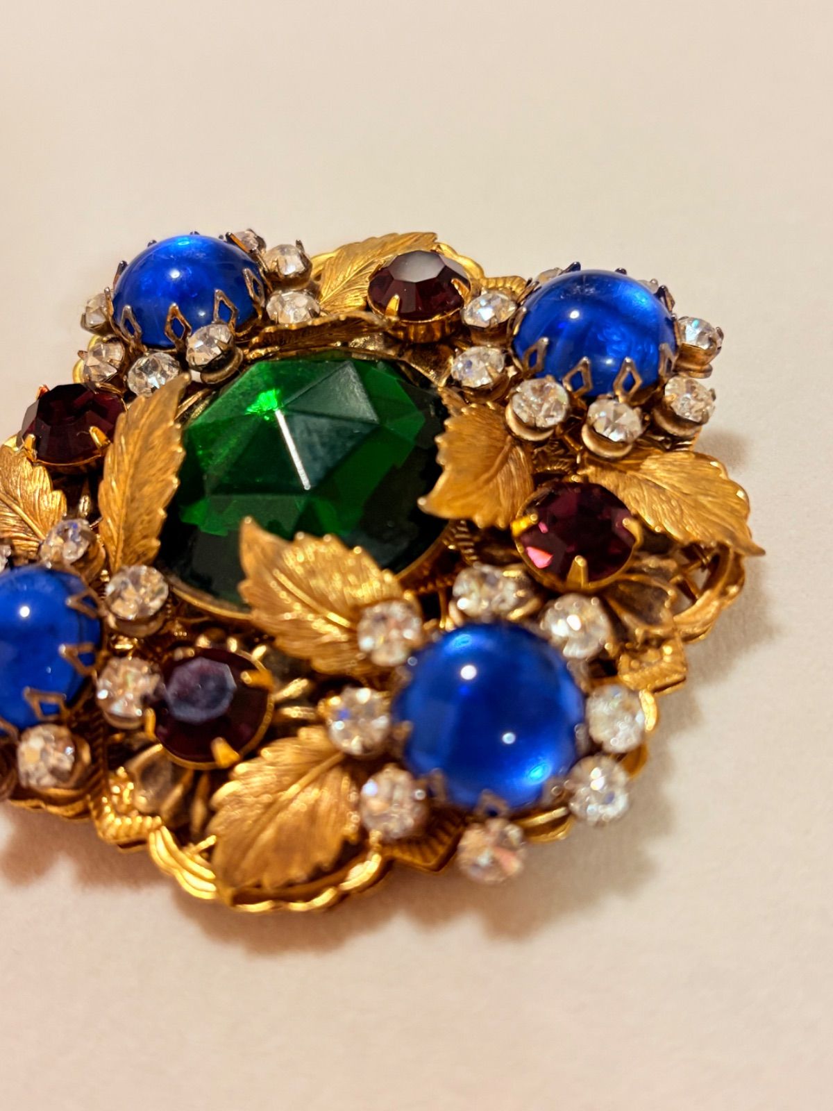 Vintage Miriam Haskell ブローチ