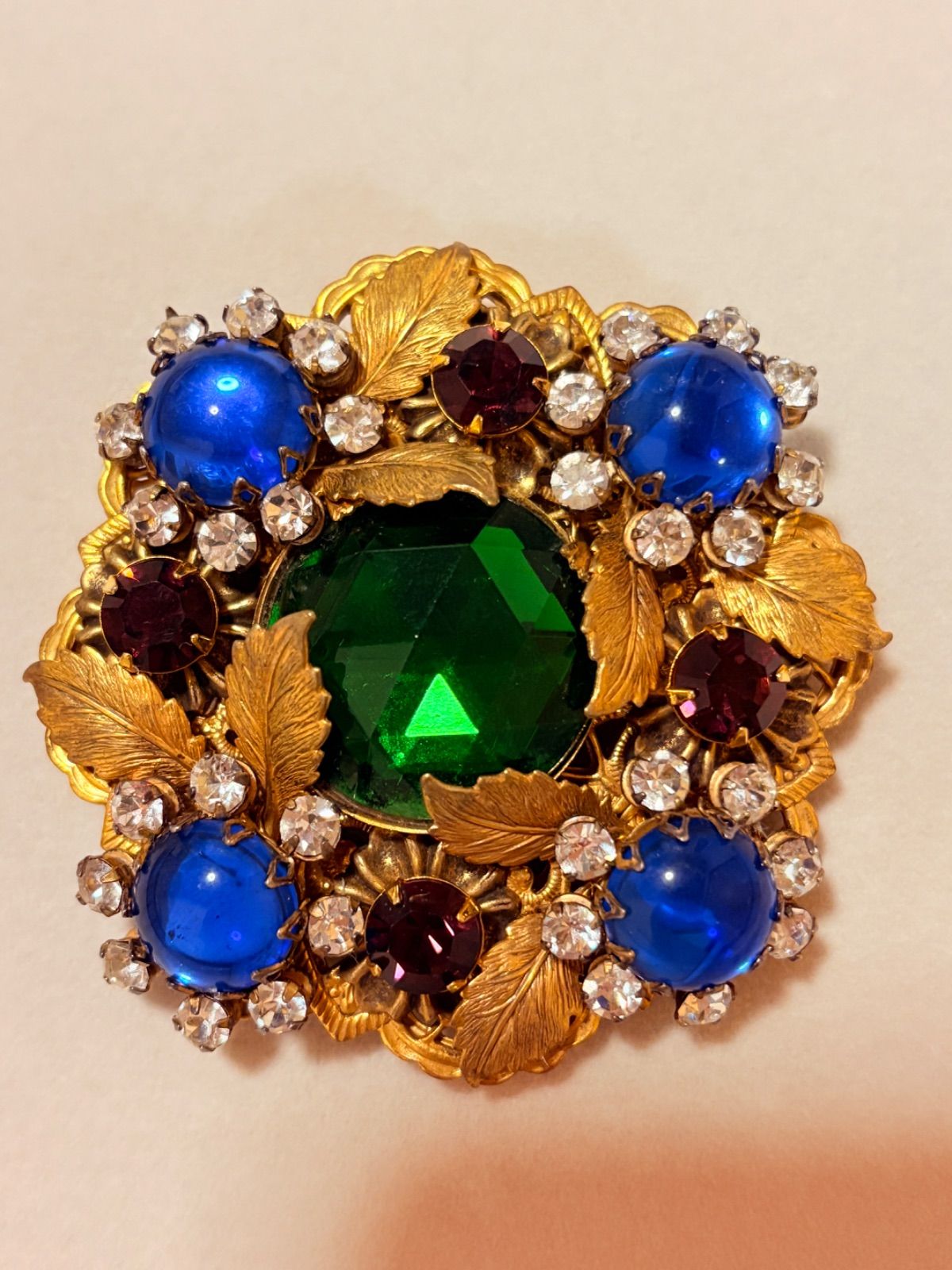 Vintage Miriam Haskell ブローチ