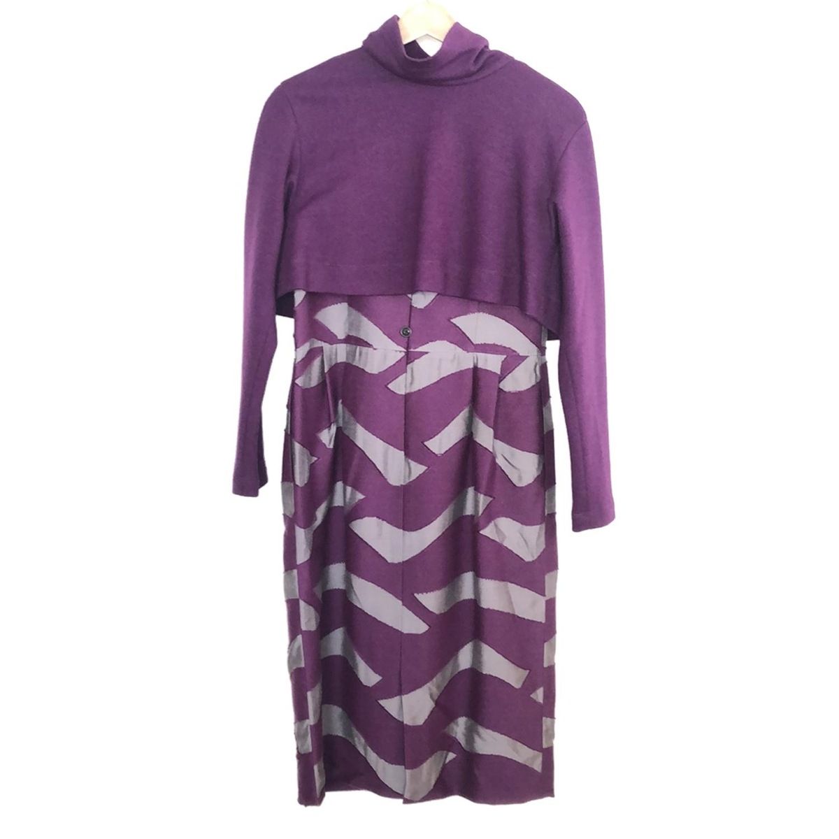 TAE ASHIDA タエアシダ ワンピースセットアップ レディース - パープル×ダークグレー