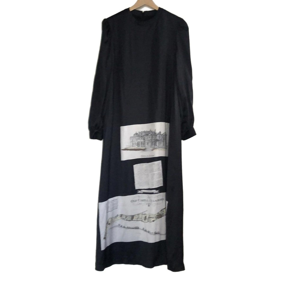 AMERI アメリ ワンピースセットアップ レディース - ダークネイビー×白×マルチ