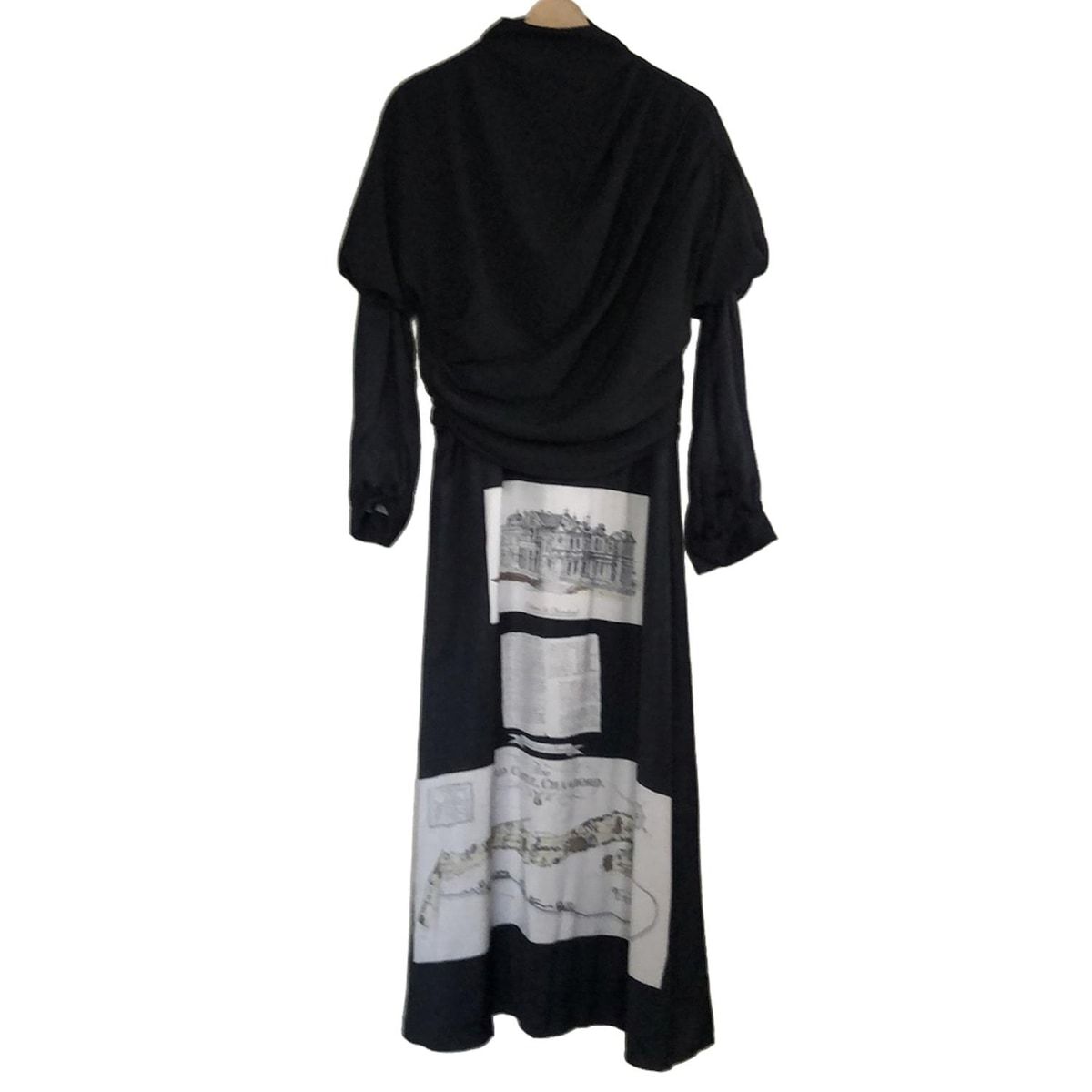 AMERI アメリ ワンピースセットアップ レディース - ダークネイビー×白×マルチ