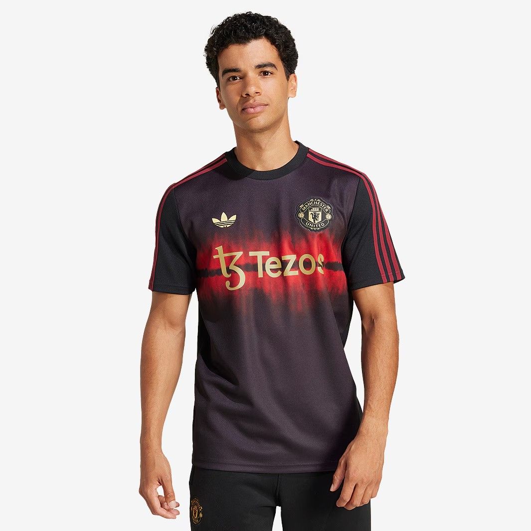 アディダス マンチェスター ユナイテッド CNY シャツ サッカー 黒 ブラック 赤 レッド 公式モデル 日本未発売