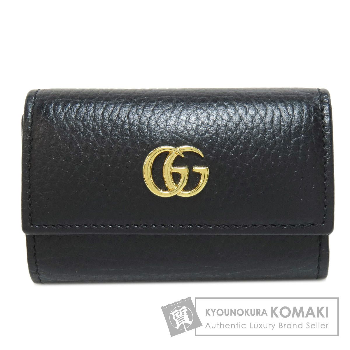GUCCI グッチ 456118 ダブルG キーケース レザー レディース