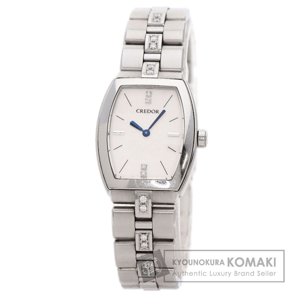 SEIKO セイコー GSWE961 クレドール シグノ ダイヤモンド 腕時計 SS SS レディース