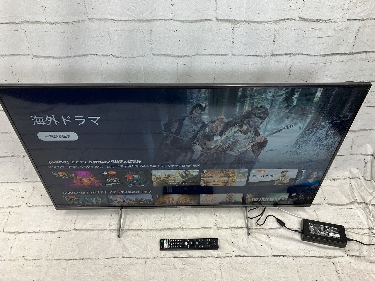 SONY ソニー 49V型 液晶テレビ 4Kチューナー 内蔵 Android TV ブラビア KJ-49X8500H