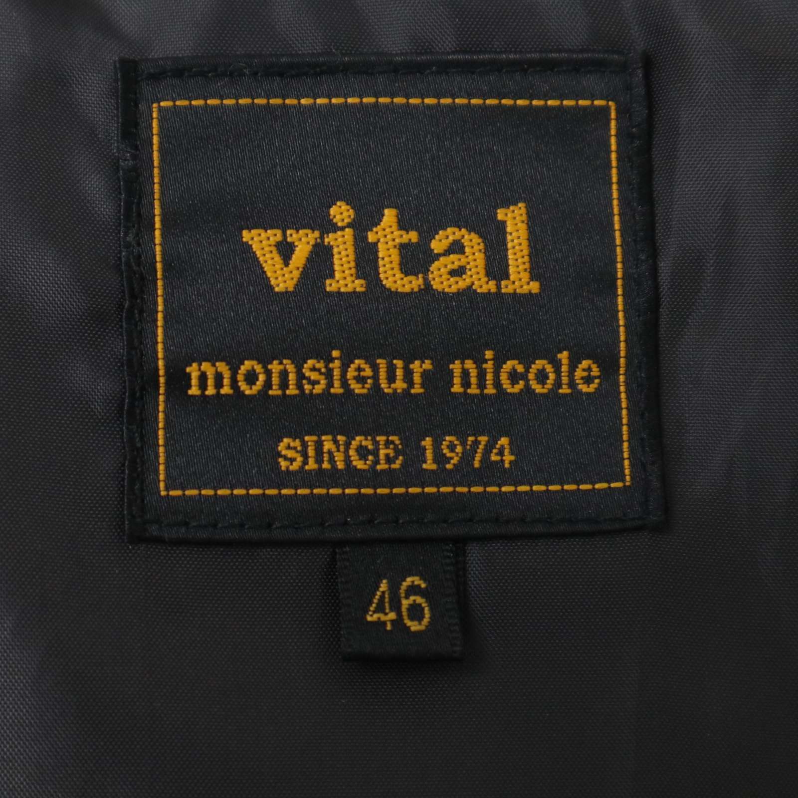 vital MONSIEUR NICOLE ムッシュ ニコル 秋冬 ウール☆ ツイード 