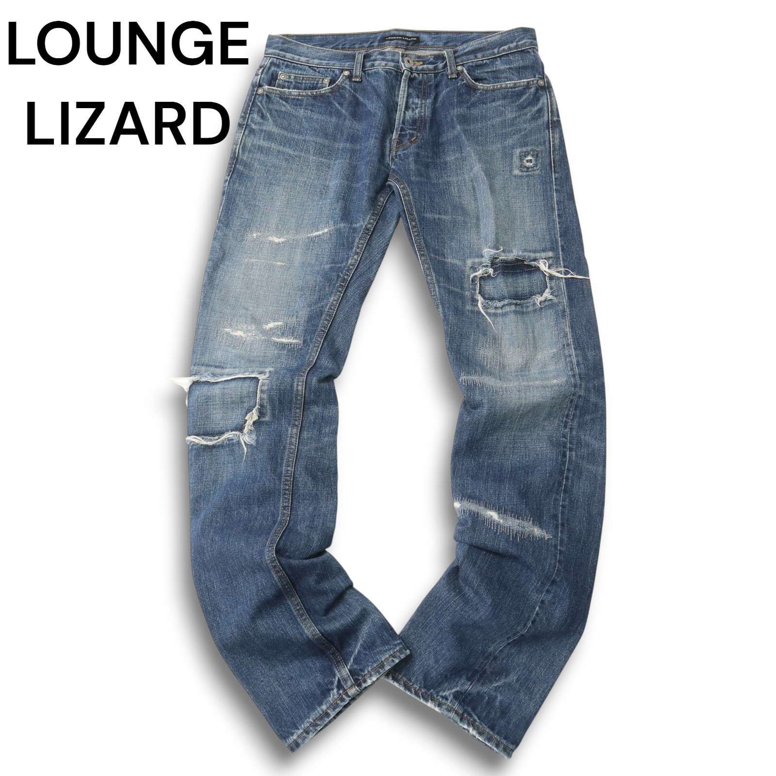 LOUNGE LIZARD LOUNGE LIZARD ラウンジリザード ダメージ加工 