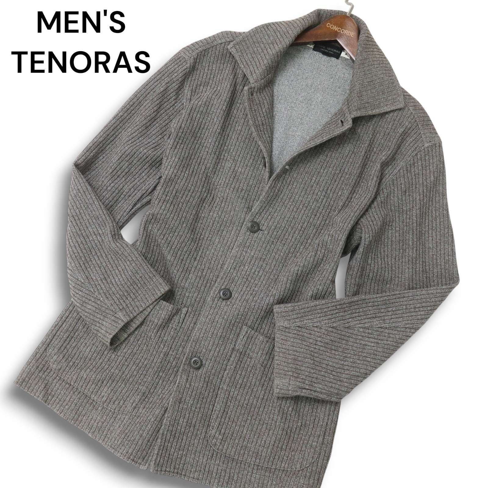 ティノラス MEN'S TENORAS アウター ニットカーディガン セーター 新作入荷，限定SALE 新作 新品メンズ ティノラス ニットジャケット