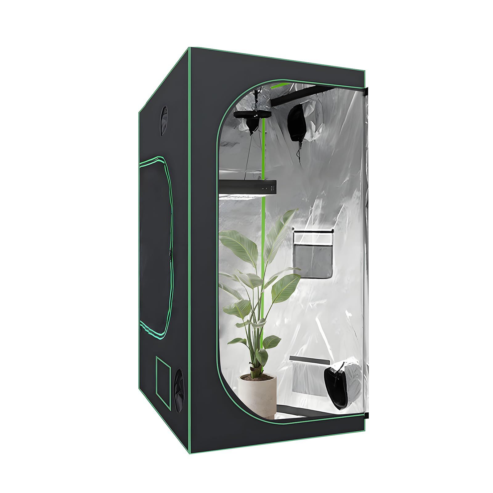 新品 グロウテント 植物育成用グロウ水耕栽培テント 600D高密度