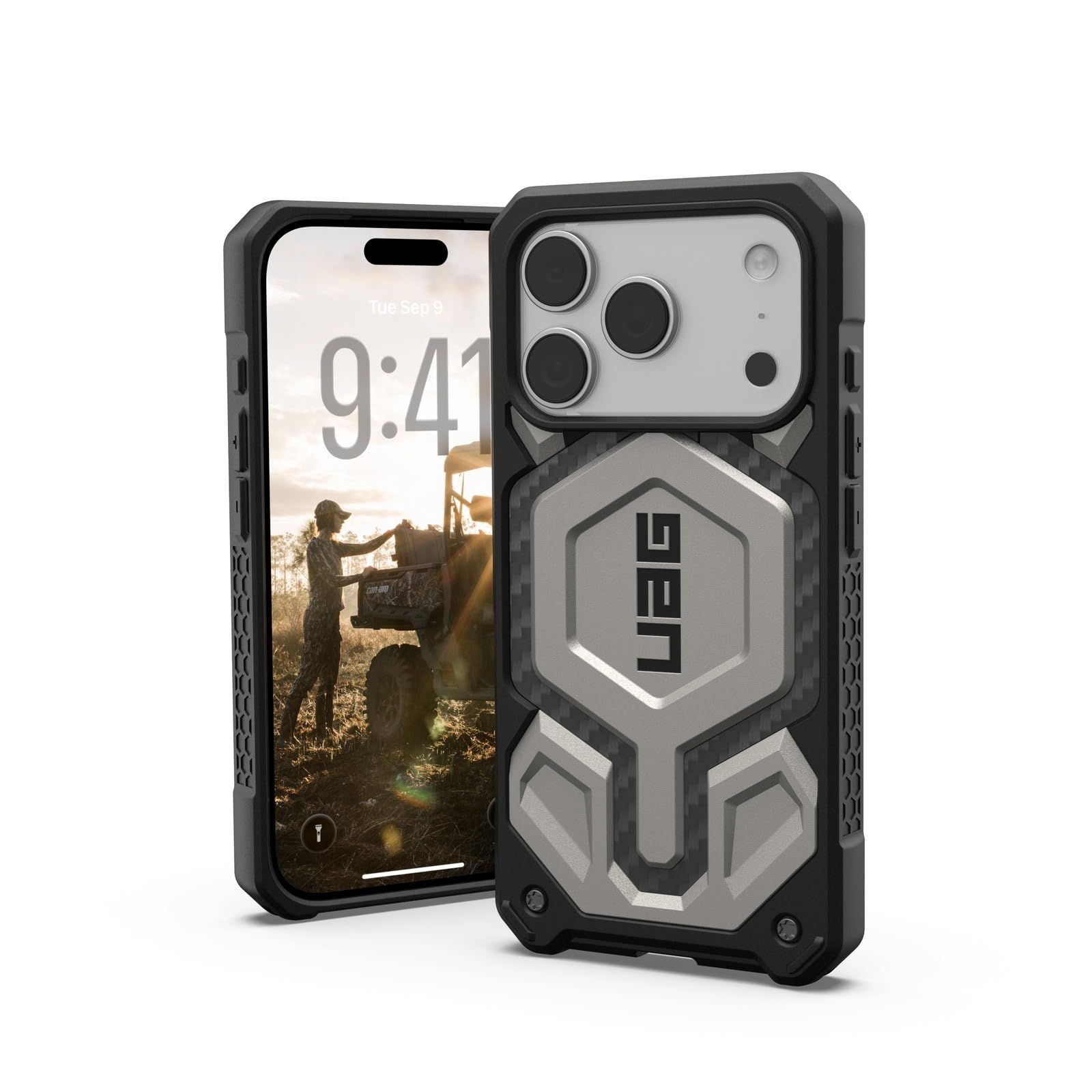 URBAN ARMOR GEAR iPhone 17 Pro 2025対応耐衝撃ケース MONARCH PRO MAGSAFE チタン 正規日本代理店品 UAG-IPH25MA-PMS-TI