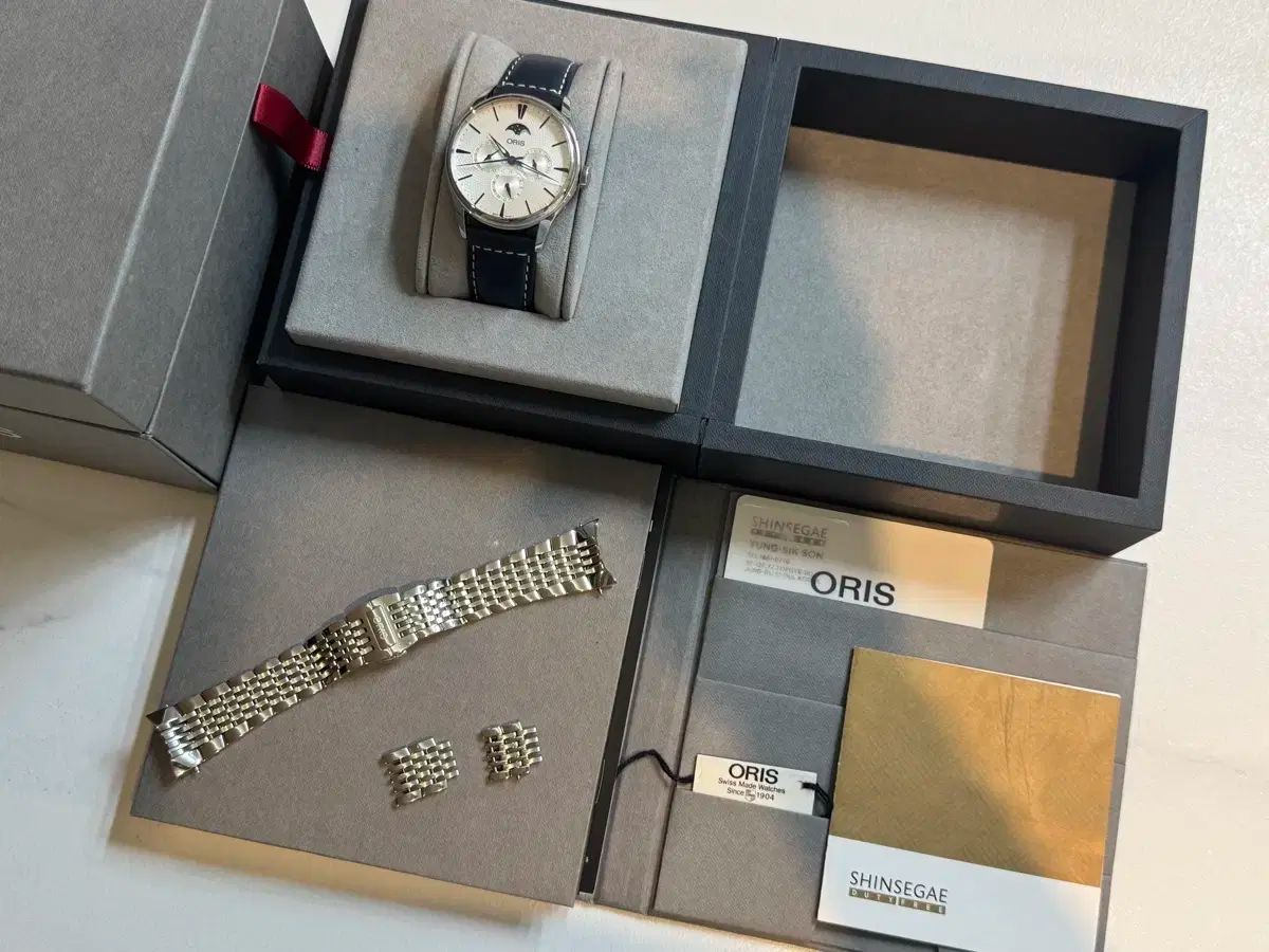 状態良し ORIS オリス アトリエ ムーンフェイズ 21年 フルセット 新デパート