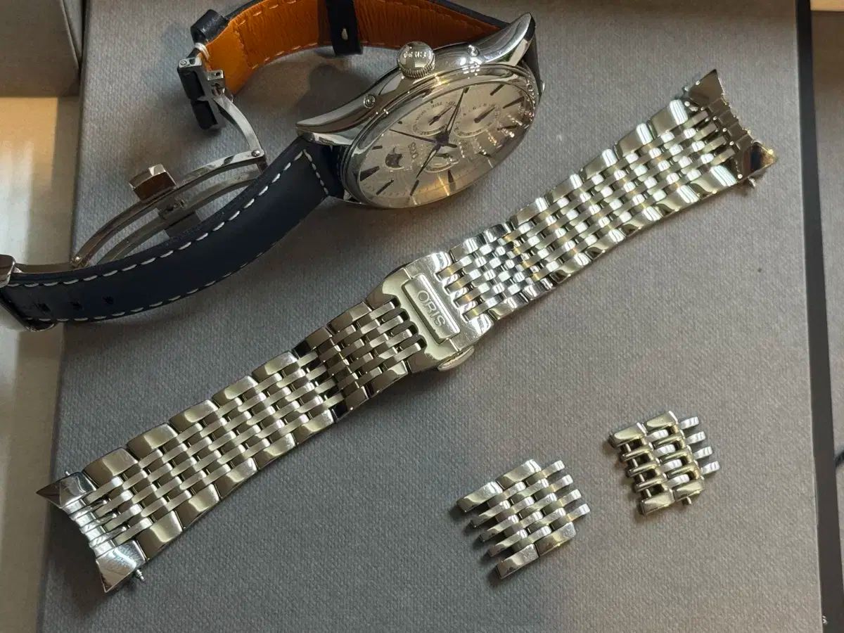  状態良し ORIS オリス アトリエ ムーンフェイズ 21年 フルセット 新デパート リピーター多 自動巻き時計 腕時計(アナログ)