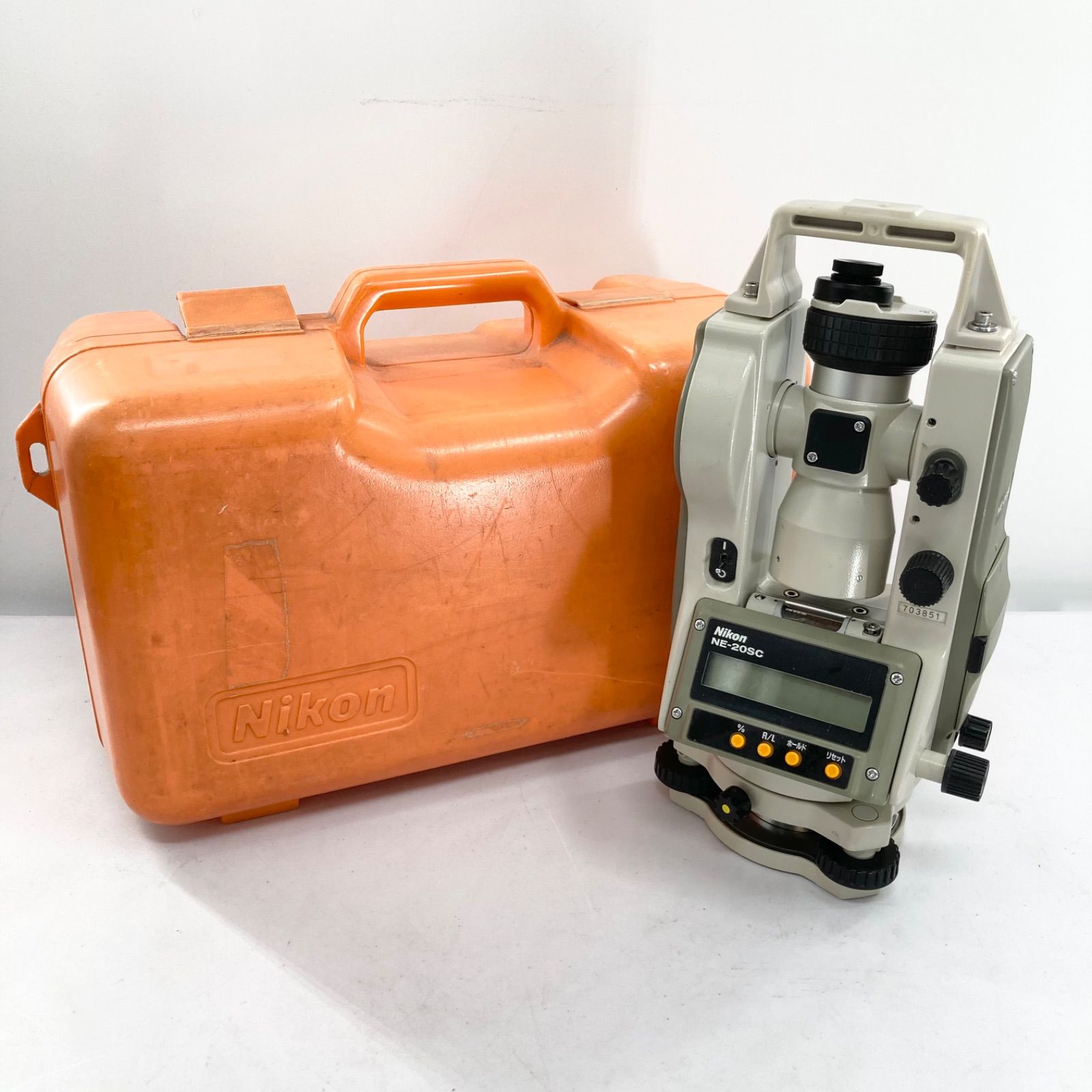 Nikon ニコン 電子セオドライト NE-20SC ケース付き 測量機器 26× 倍率 建築 土木 経緯儀