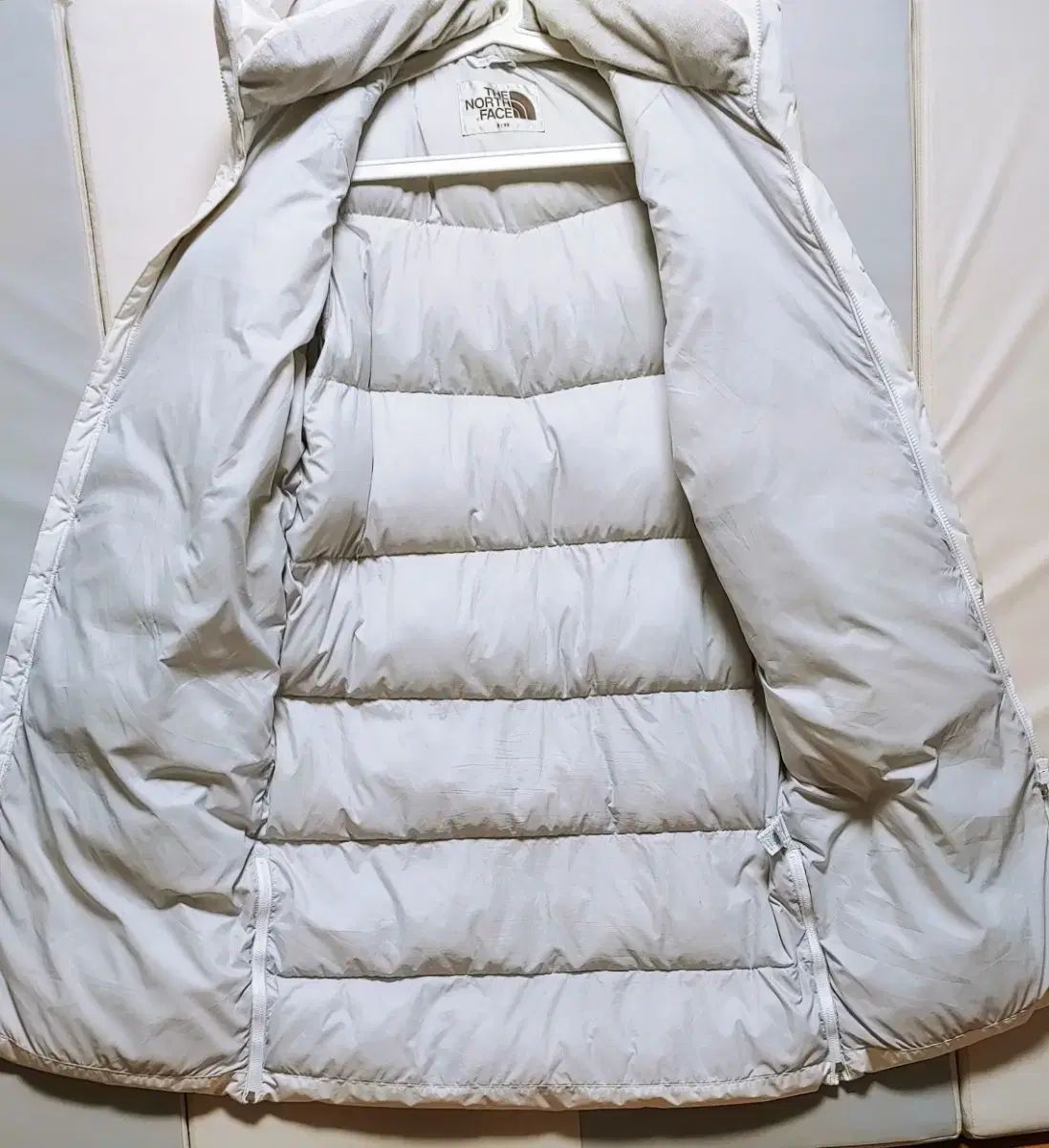 L THE NORTH FACE ザノースフェイス T-Ball ダウンジャケット ロング丈 アウター 白 1327