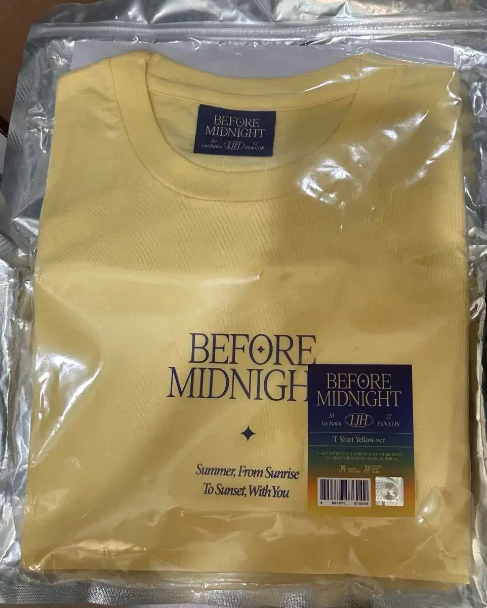 イ・ジュノ(LEE JUNHO) Before Midnight Tシャツ 未開封