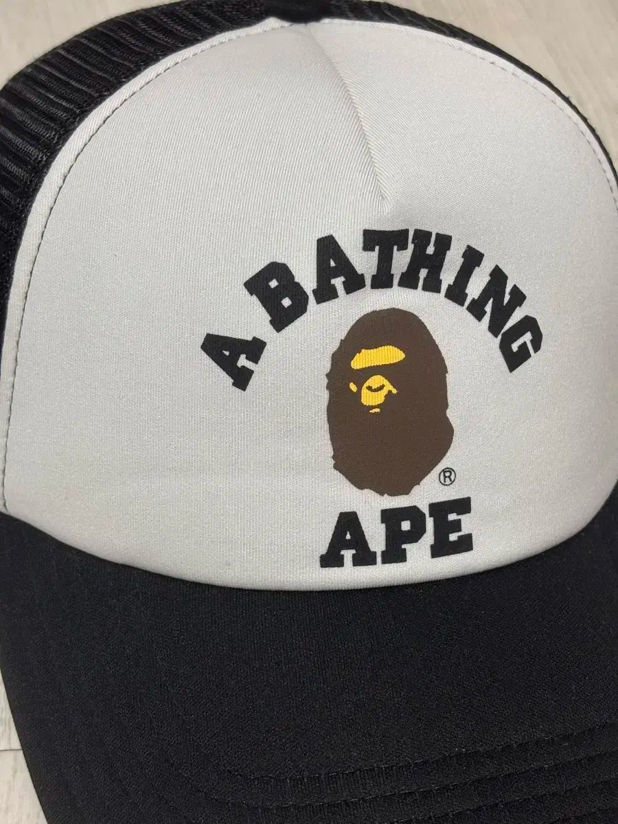 公式 アベイシングエイプ カレッジ メッシュキャップ ブラック A