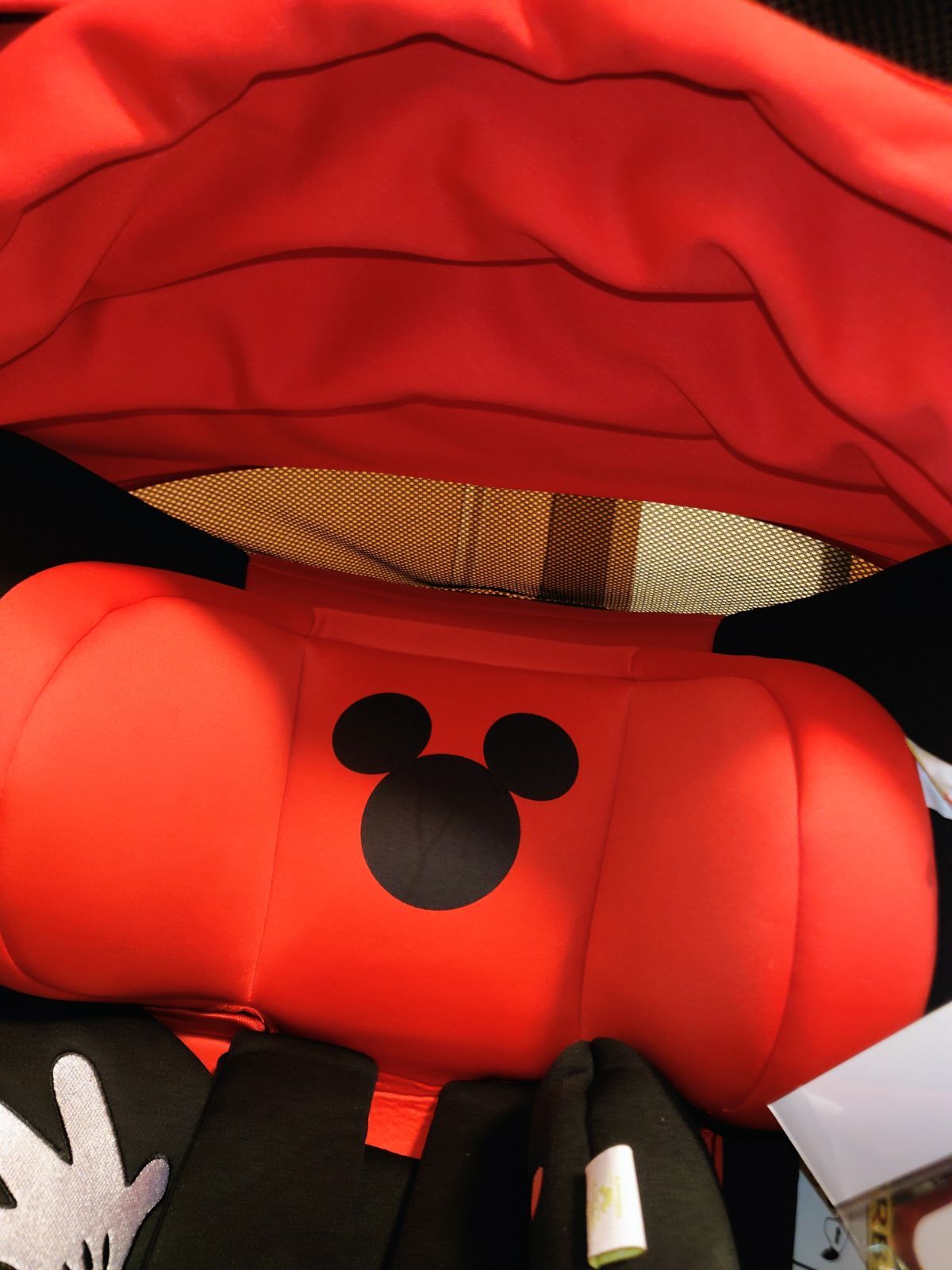 極美品　ターンシート ミッキーマウス チャイルドシート ISOFIX 西松屋限定 極美品】 ターンシート ミッキーマウス チャイルドシート ISOFIX