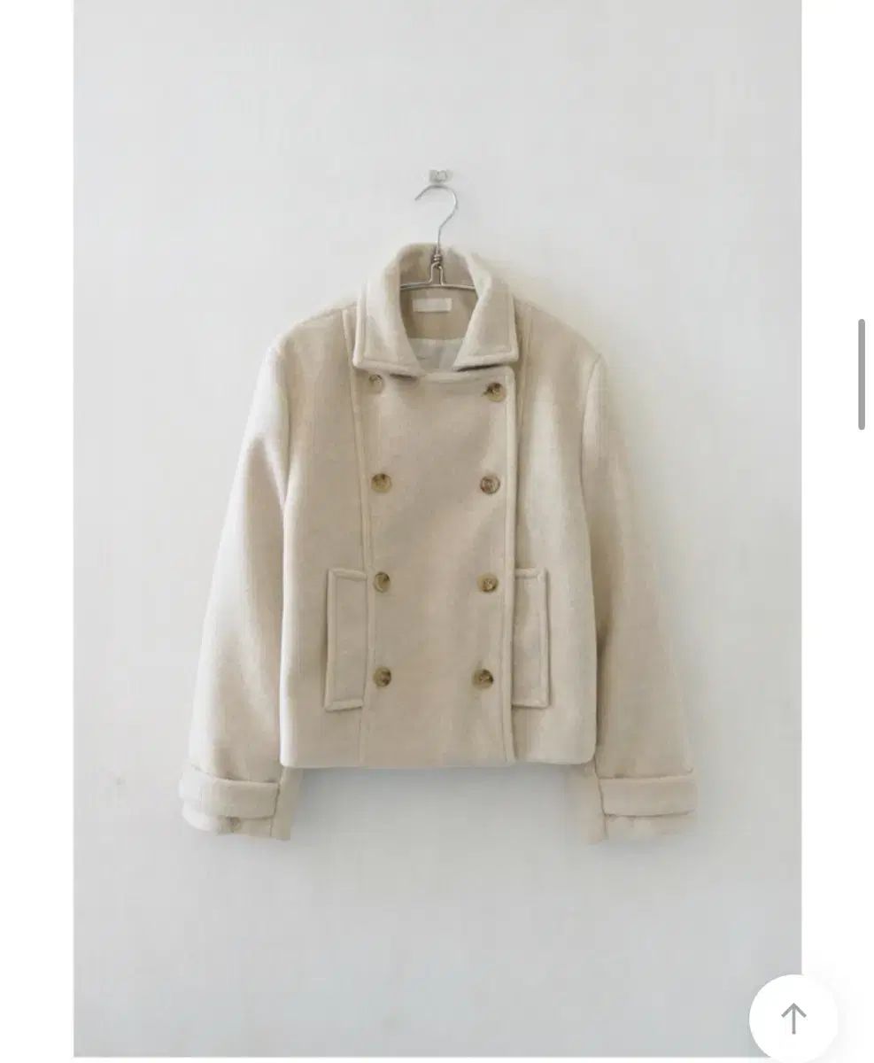 aftermonday ダブル ショート コート ベージュ (REETKEEM/BLACKUP)