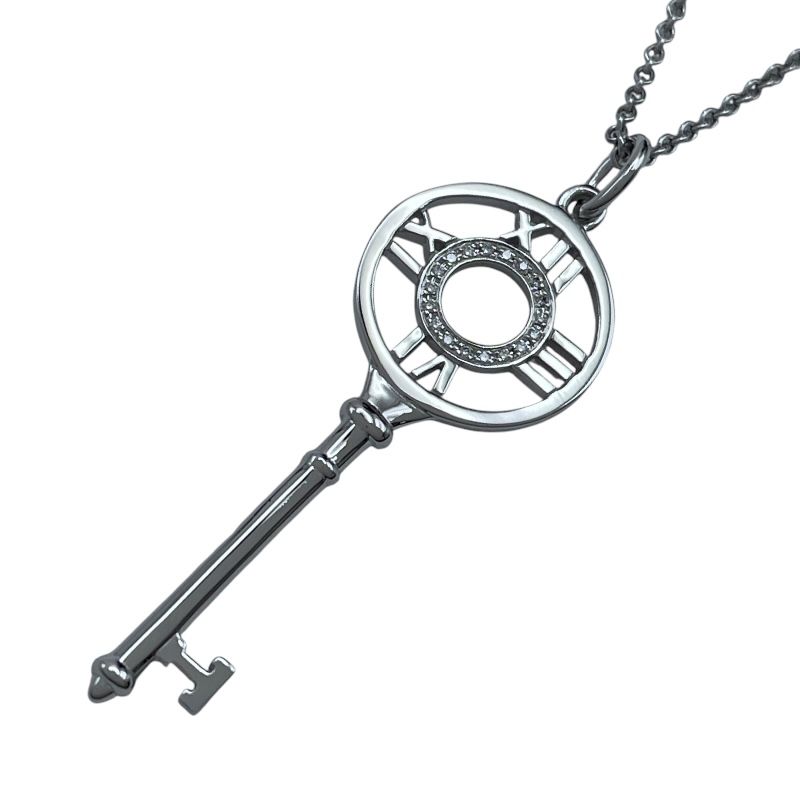 ティファニー TIFFANY＆CO アトラスキーネックレス ホワイトゴールド