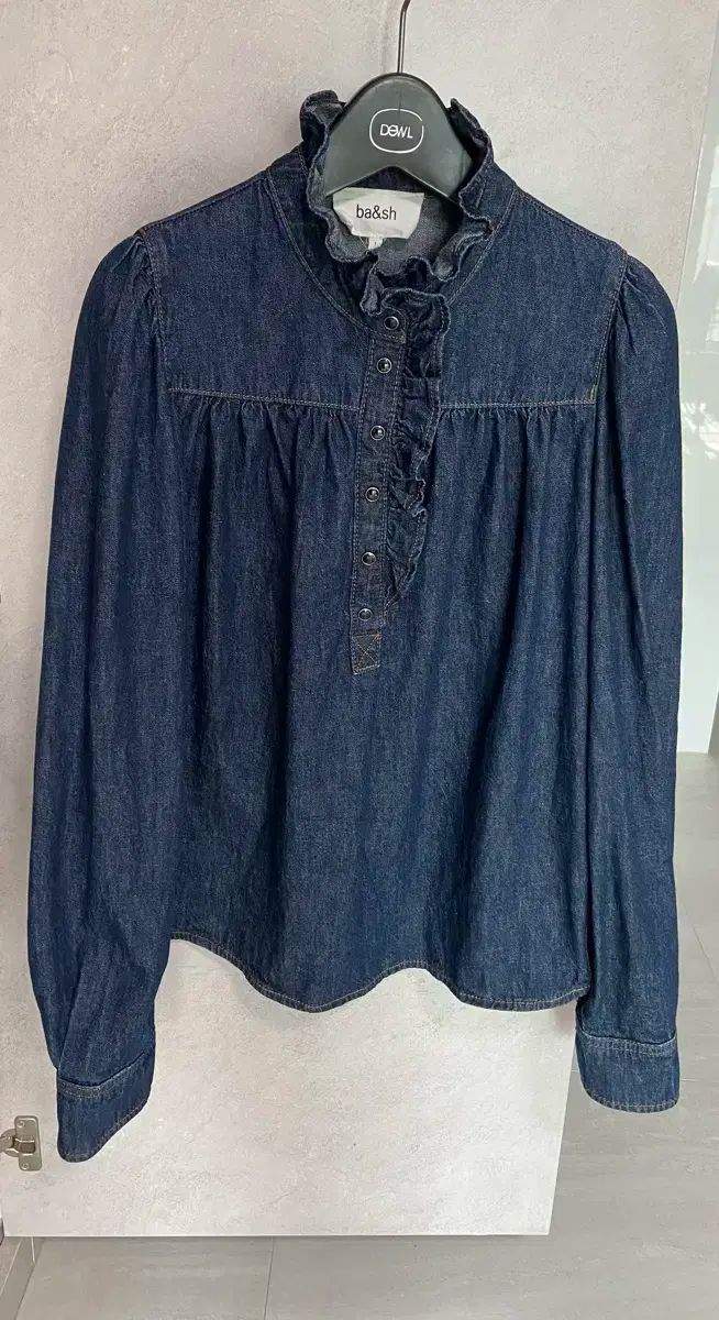  バ＆シ ba-sh デニム シャツ ブラウス 長袖 シャツ ブラウス