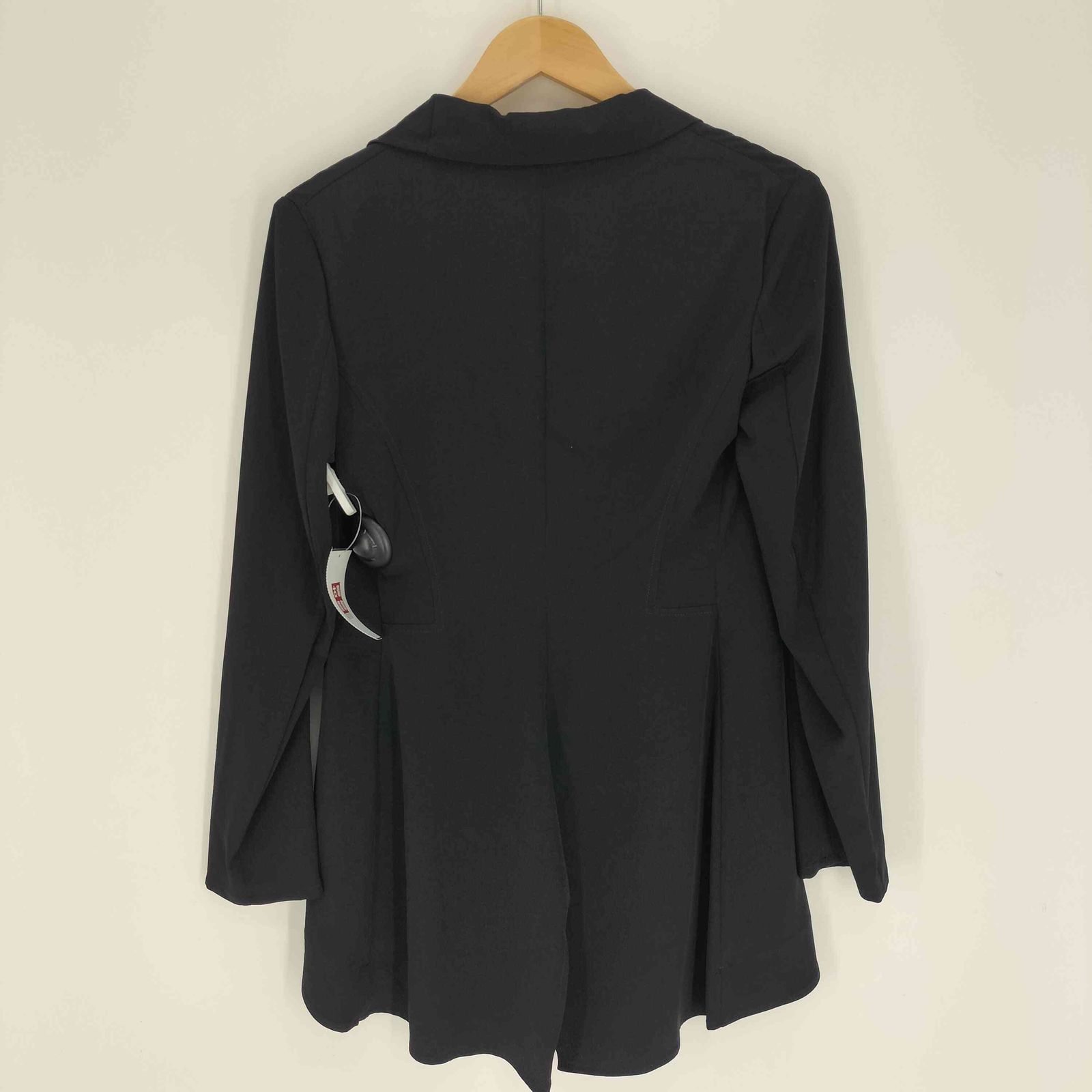 ヨウジヤマモト Yohji Yamamoto 25SS Draped 2B Snap Button Square Lace Jacket ドレープ 2B スナップボタン スクエア レース ジャケット レディース JPN 1