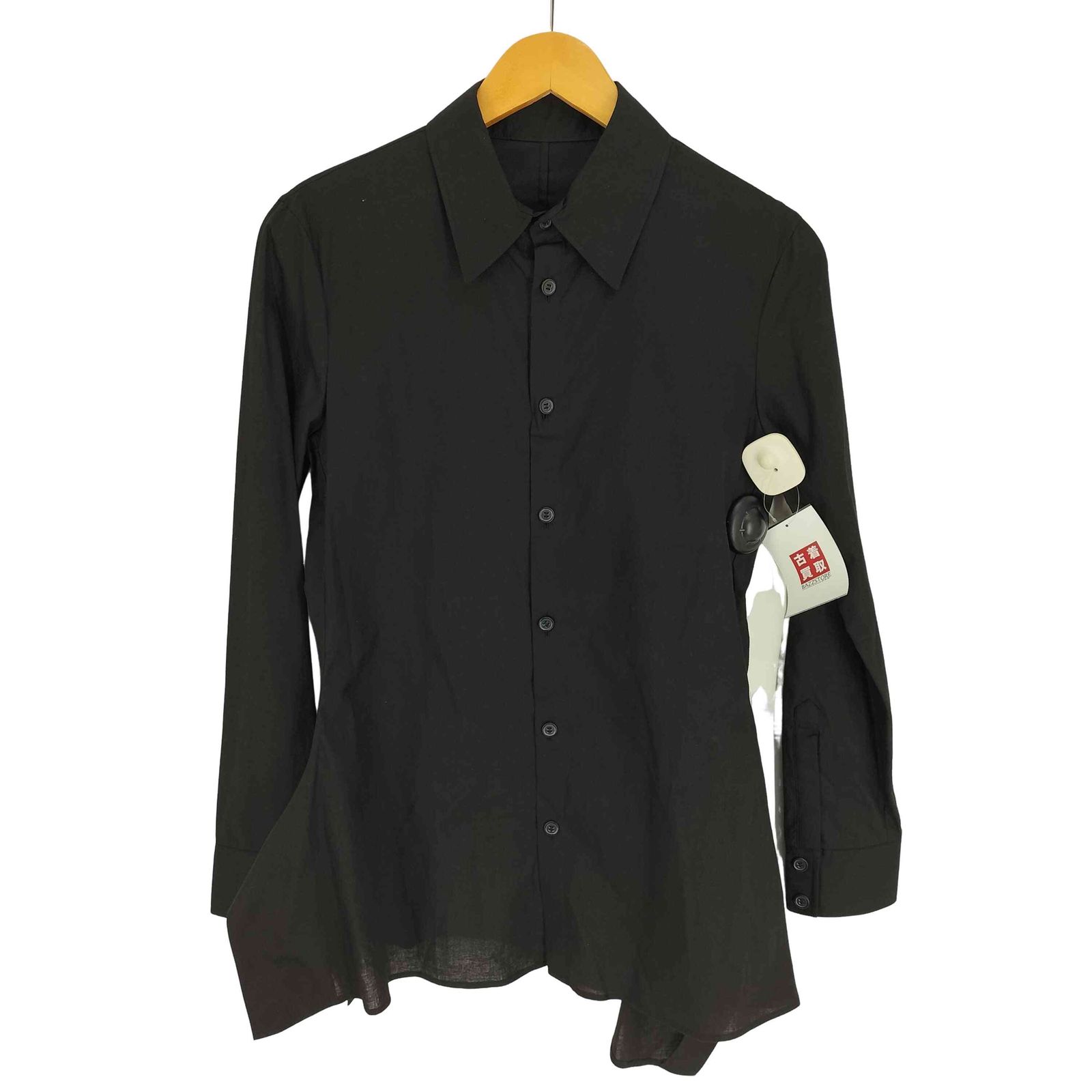 ヨウジヤマモト Yohji Yamamoto COLLECTIONS 25SS 100 -KHADI BACKSIDE FLARED SLIM B 100 -カディ バックサイドフ スリム B シャツ レディース JPN 1