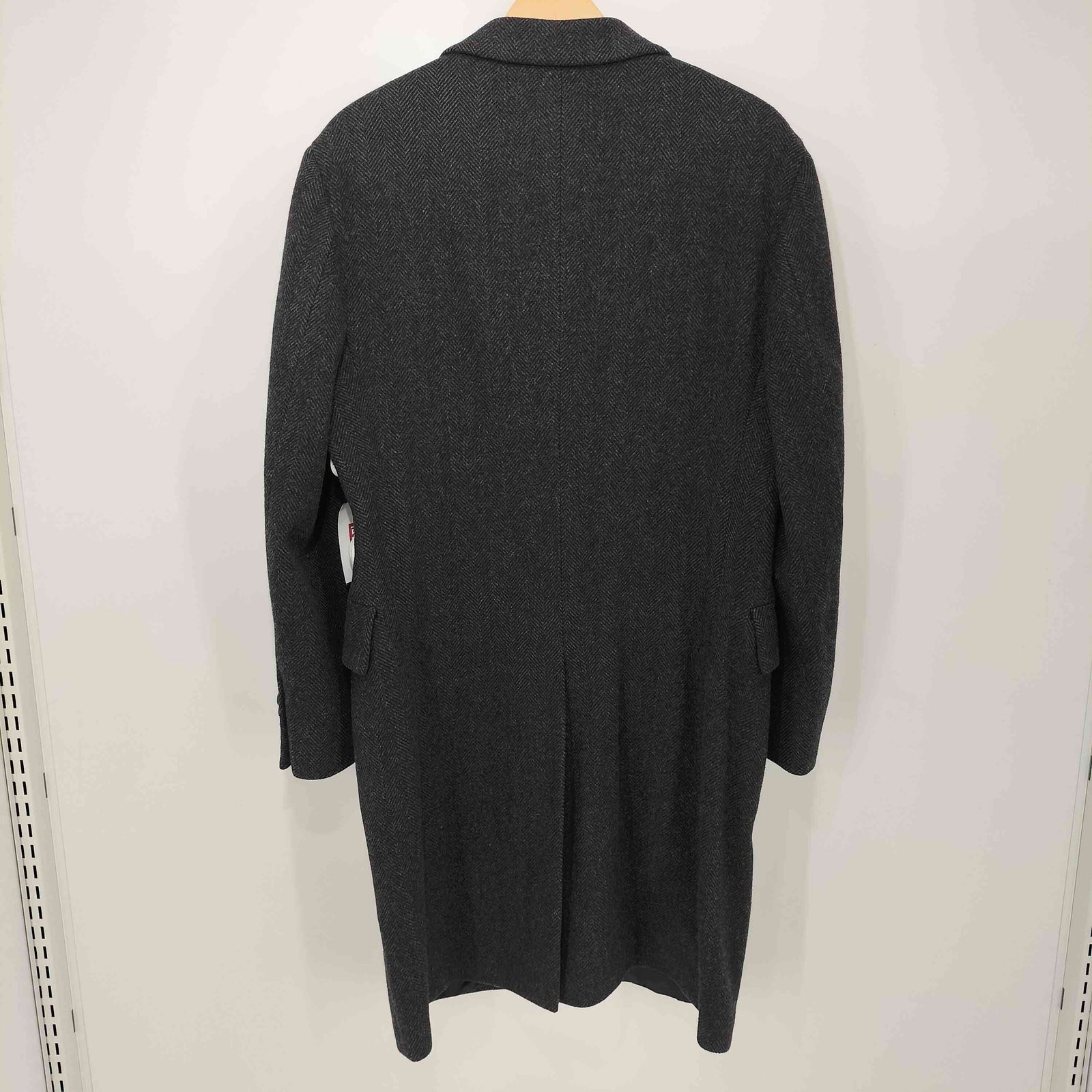 ポロバイラルフローレン Polo by RALPH LAUREN イタリア製 90S ウールツイードヘリンボーンチェスターコート メンズ C92-W80-T170 37S