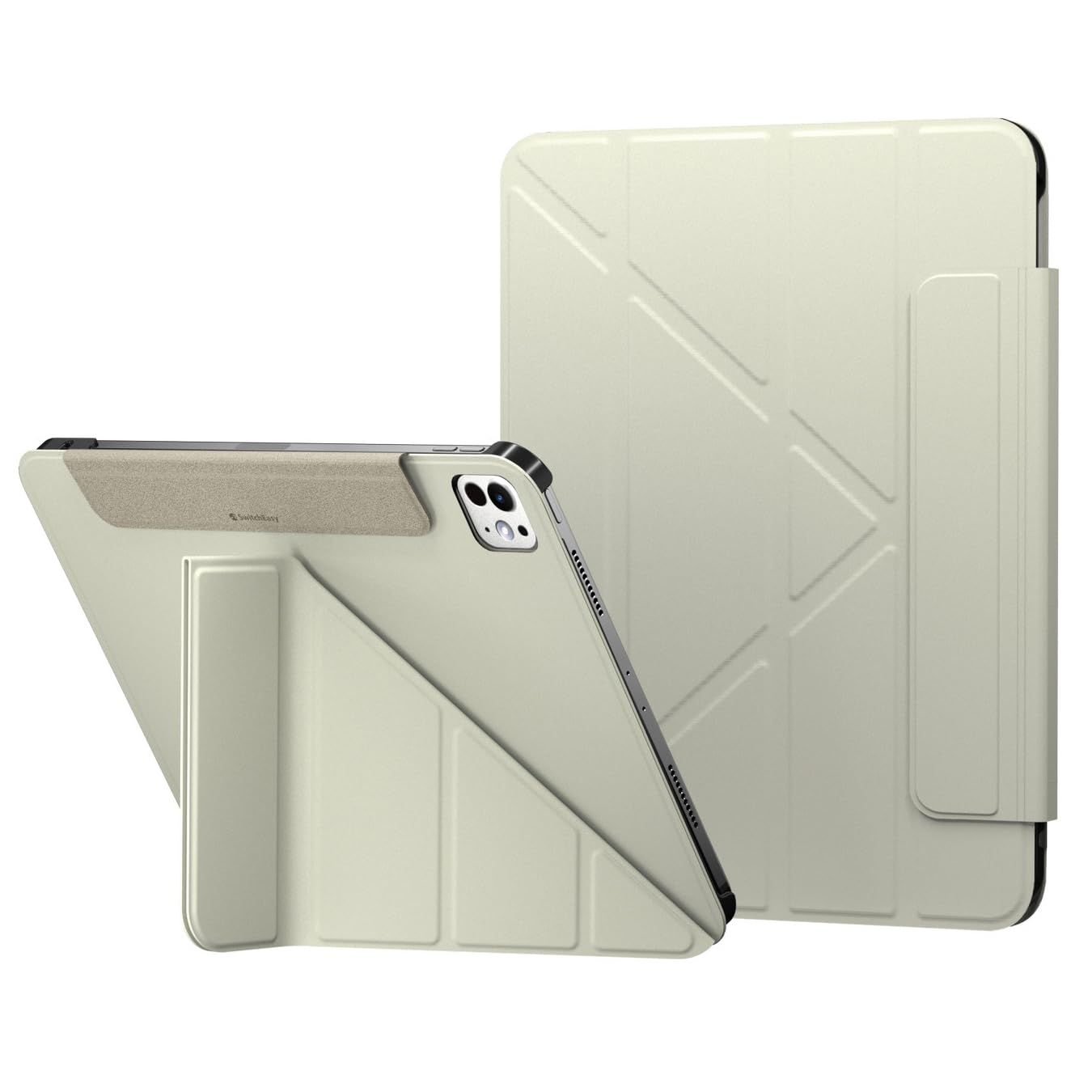 SwitchEasy iPad Pro 11インチ 2025 M5 対応 ケース 衝撃 傷 保護 軽量 薄型 4WAY 手帳型 スタンド 合皮 カバー iPadPro アイパッドプロ 11 2025 M4 対応 Origami 2025 スタ