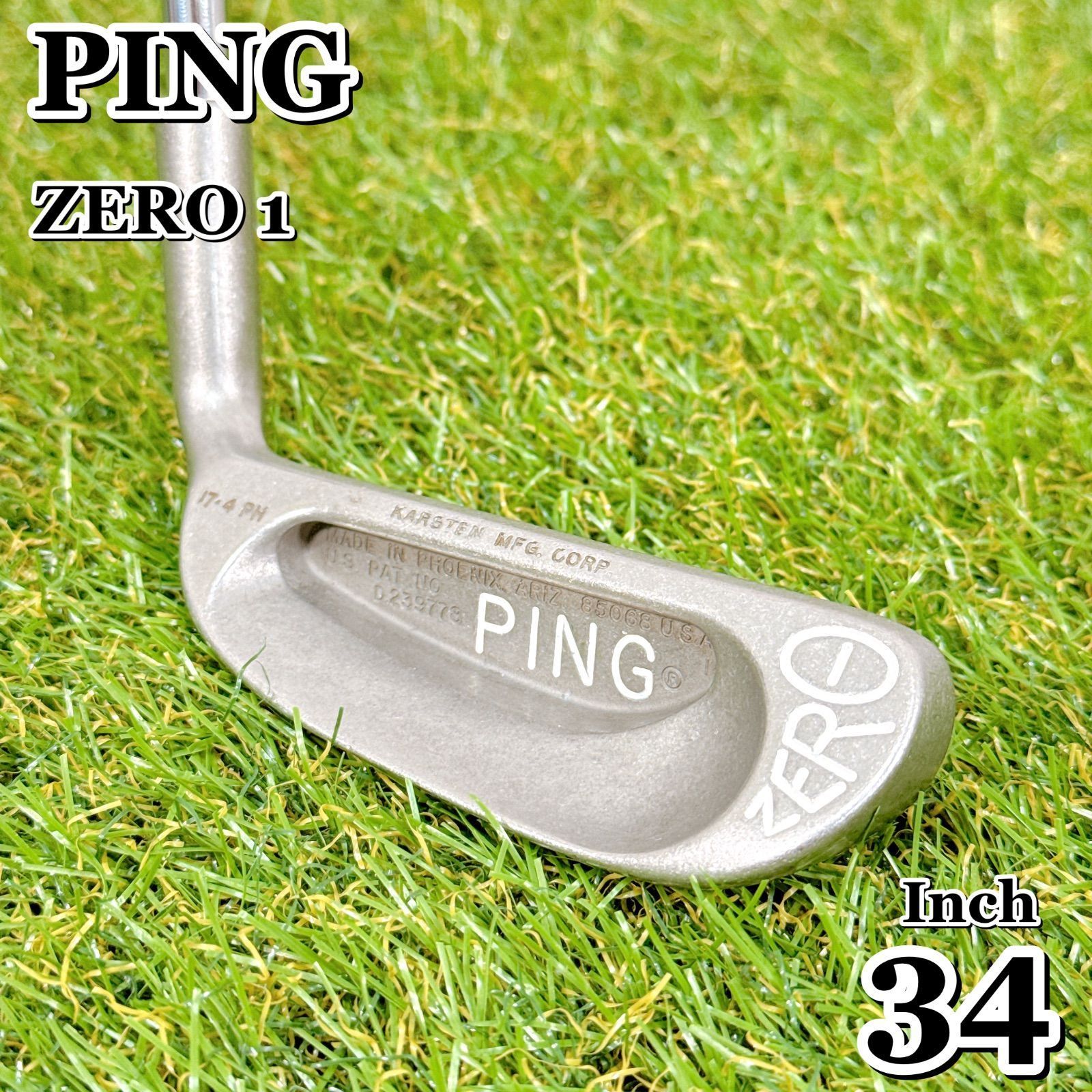 希少 PING ピン ZERO4 L字パター メンズゴルフ 右 35インチ 希少 PING