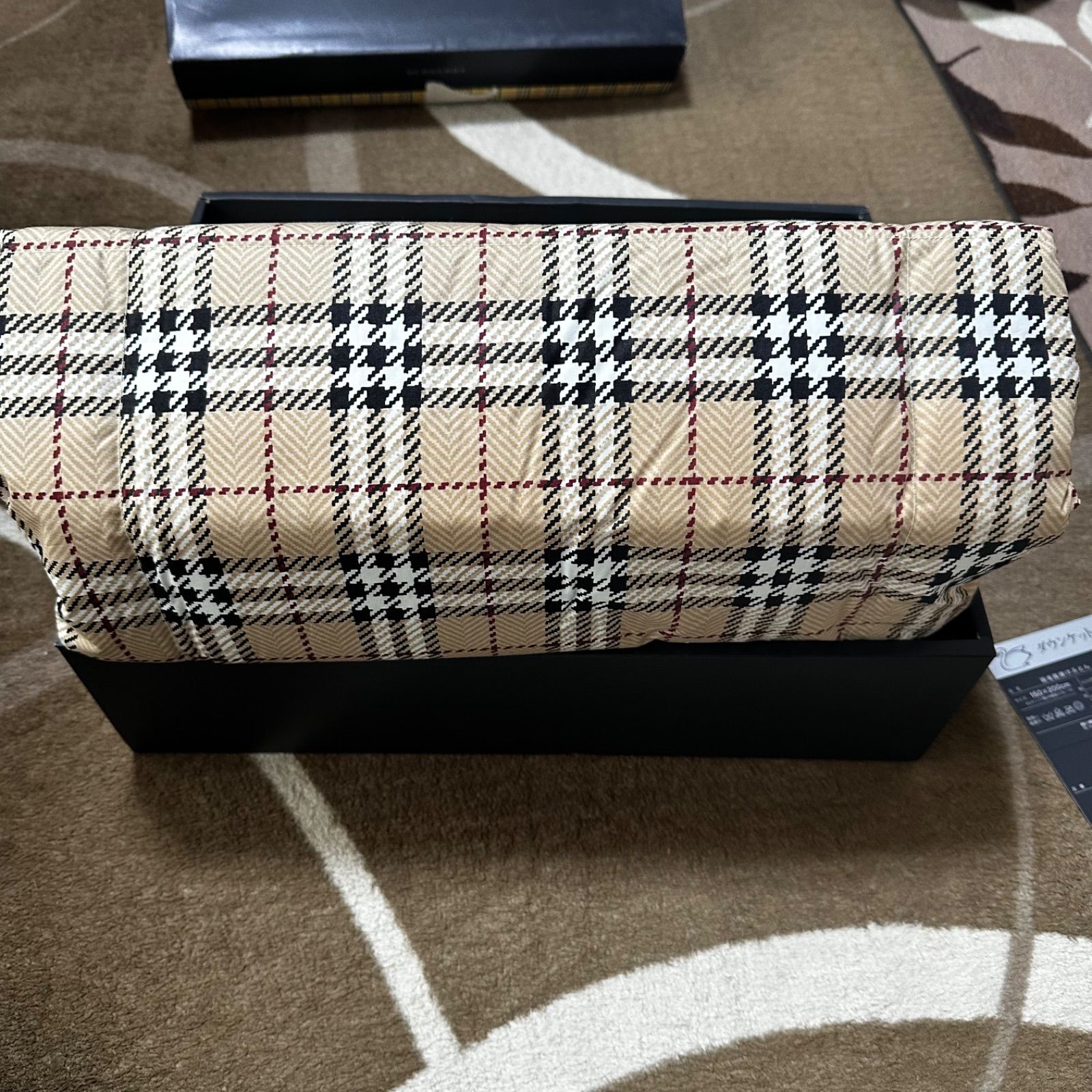 BURBERRY ダウンケット 羽毛肌掛け布団 - メルカリ