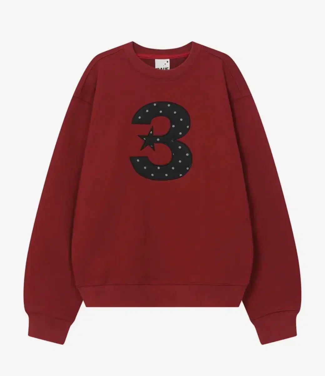 バウプ3 logo エンジェル スウェット レッド L