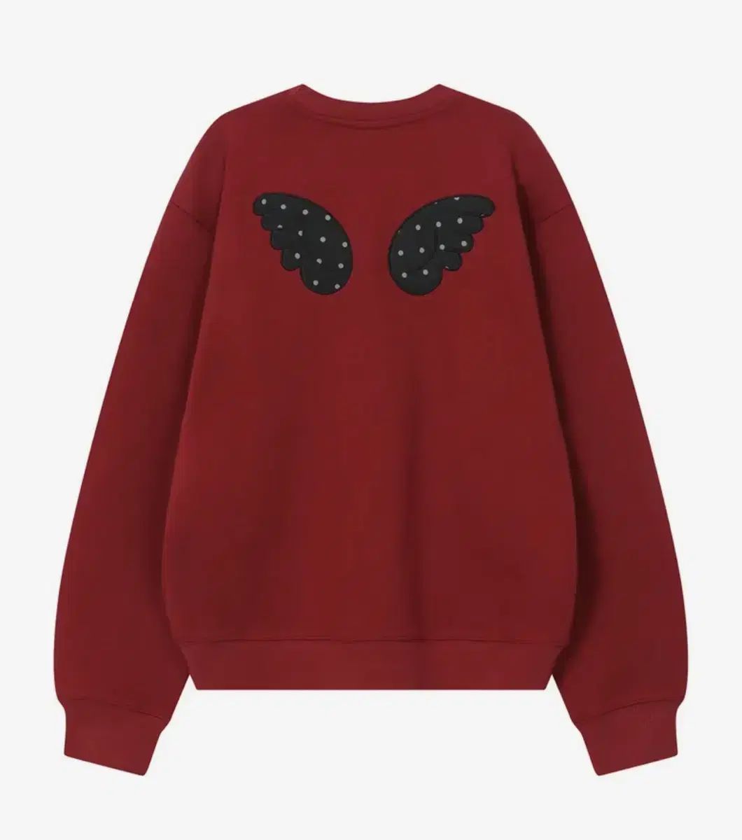 バウプ3 logo エンジェル スウェット レッド L