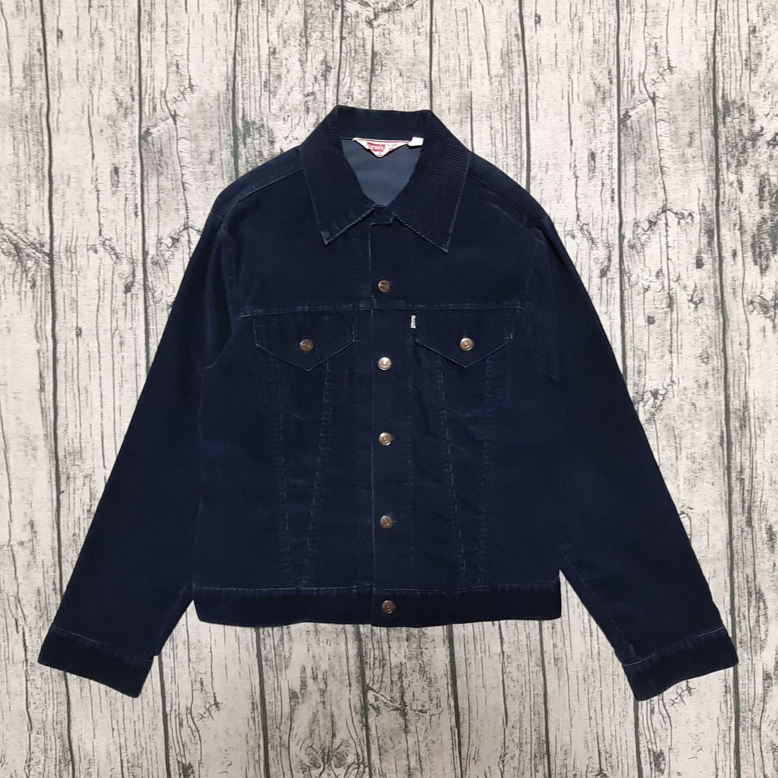 size 40】70s Levi's 70505-1517 コーデュロイ ジャケット ネイビー 紺