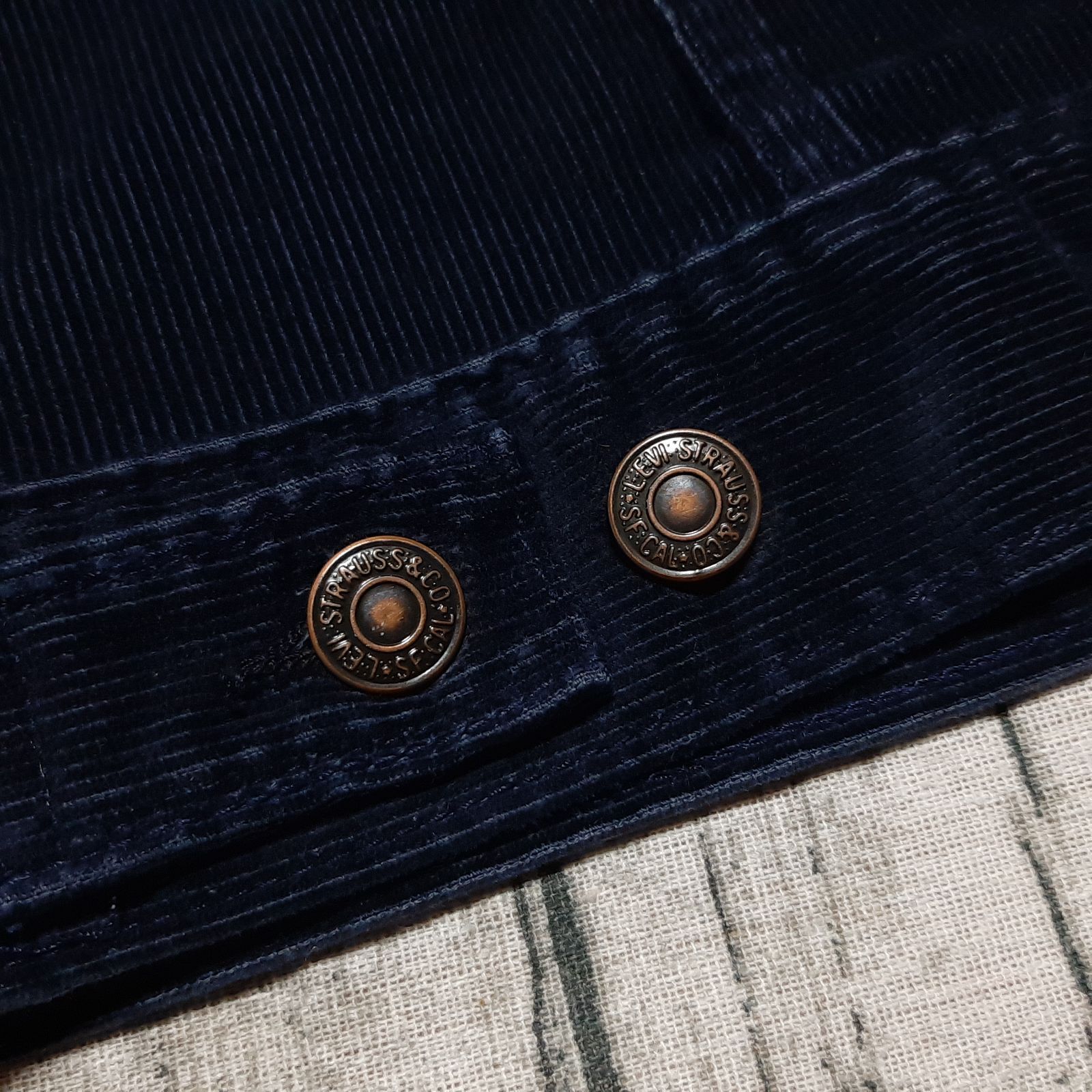 size 40】70s Levi's 70505-1517 コーデュロイ ジャケット ネイビー 紺