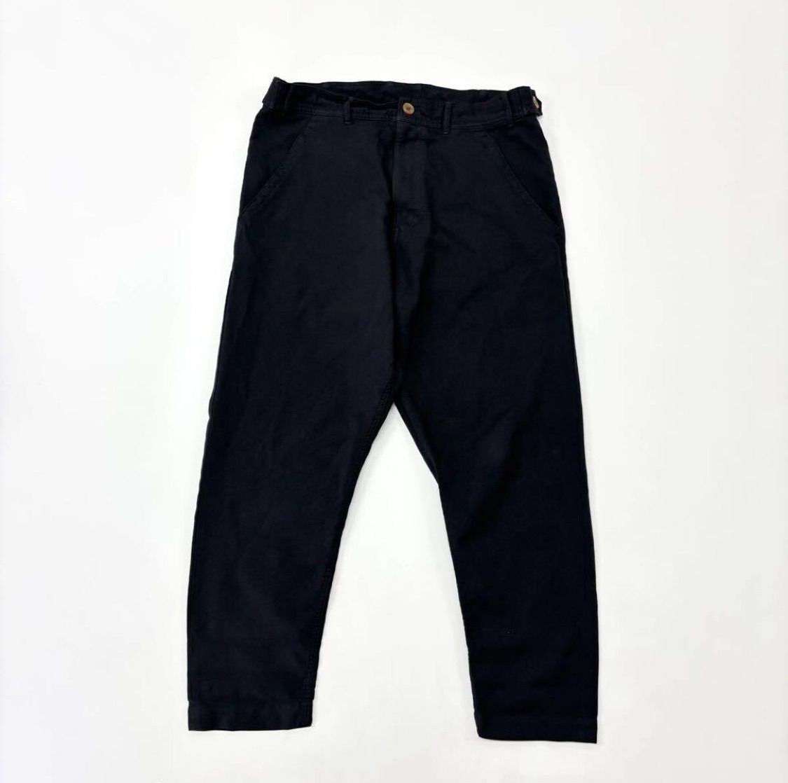 21ss 2021 COMME des GARCONS HOMME DEUX コム デ ギャルソン オムドゥ 製品染め ポリ縮 テーパード パンツ サイズ M 708-0150