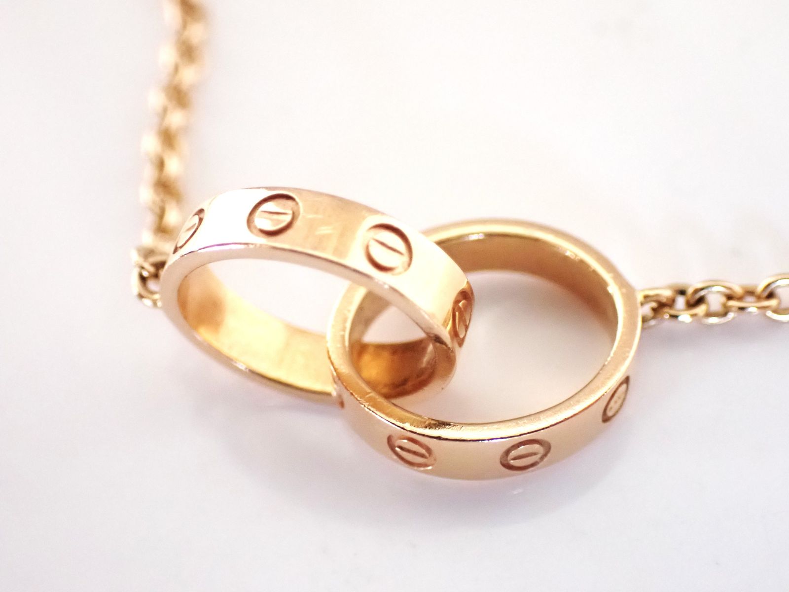 Cartier カルティエ ベビーラブ ブレスレット K18PG 18金 重量4g